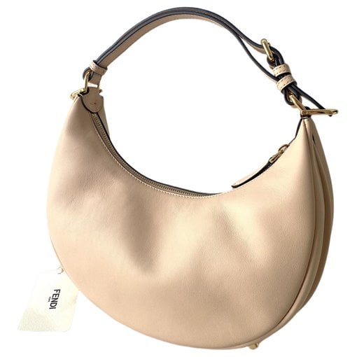 Fendigraphy leather handbag