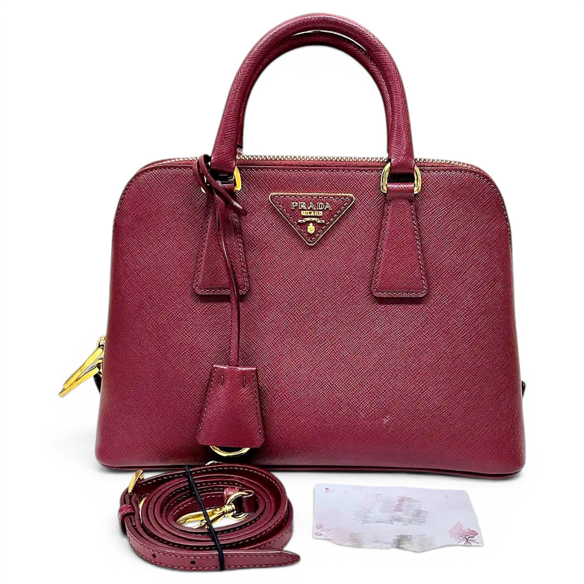 Promenade leather handbag