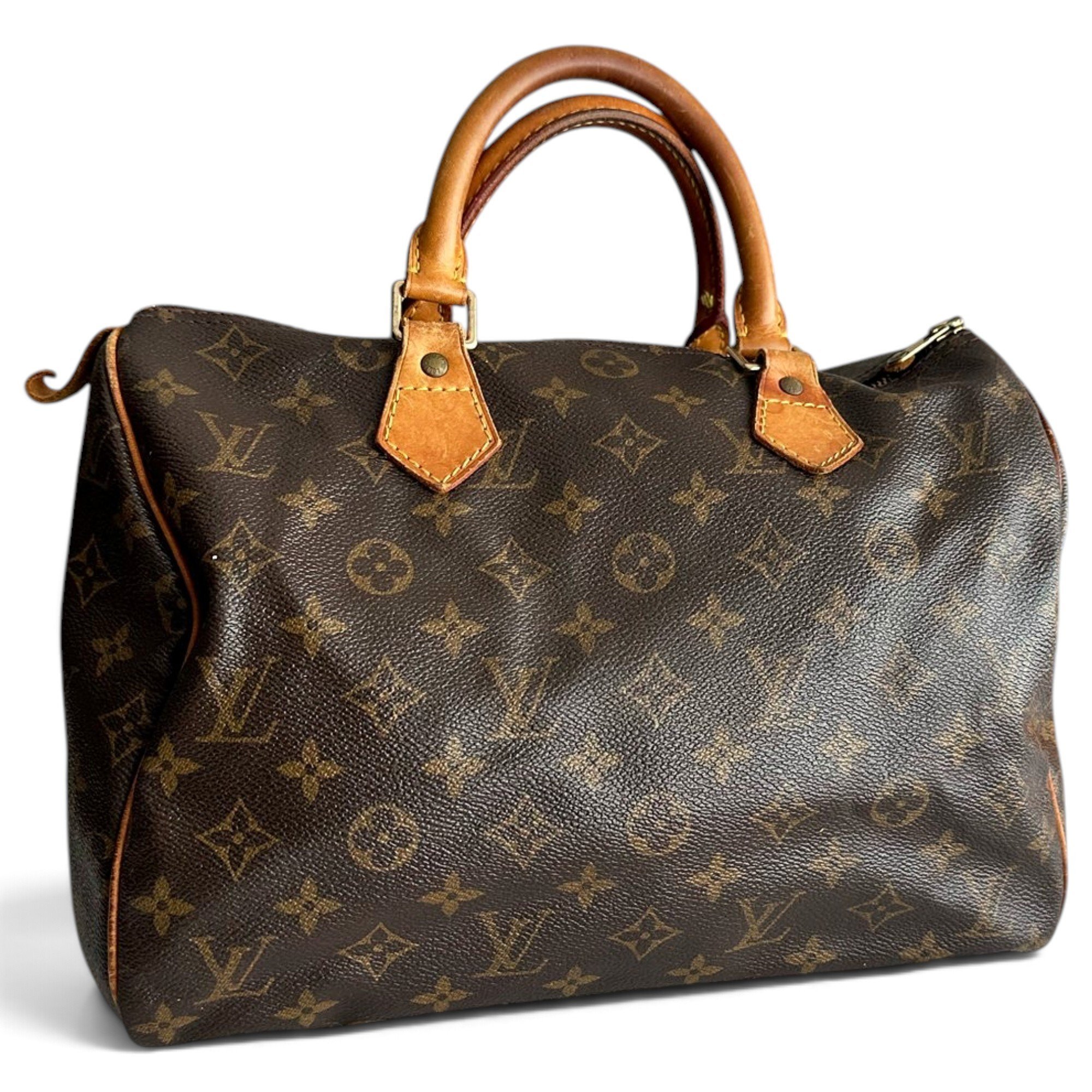 Speedy leather handbag