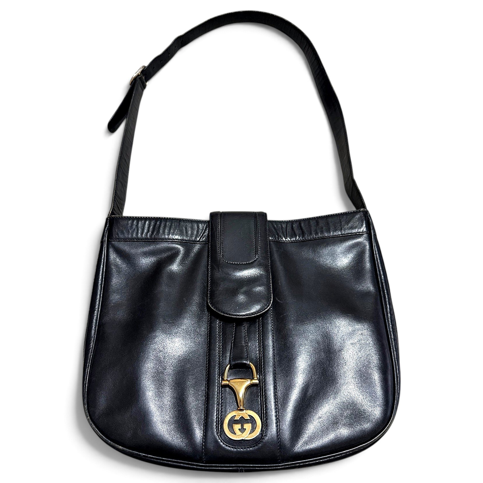 Hobo leather handbag