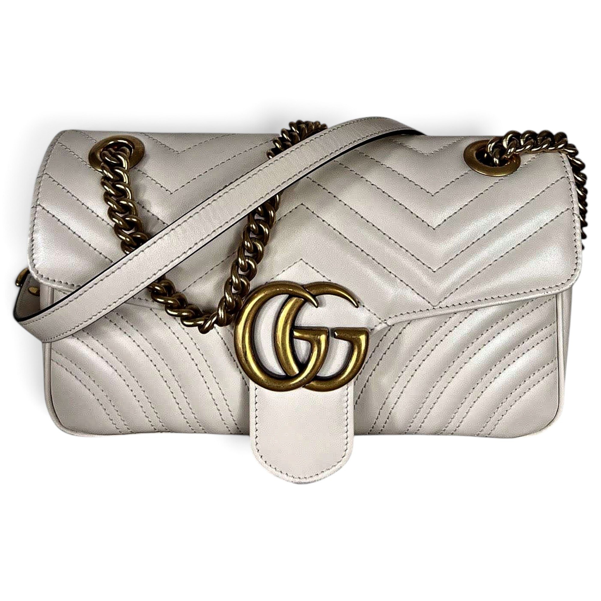 GG Marmont Flap leather handbag