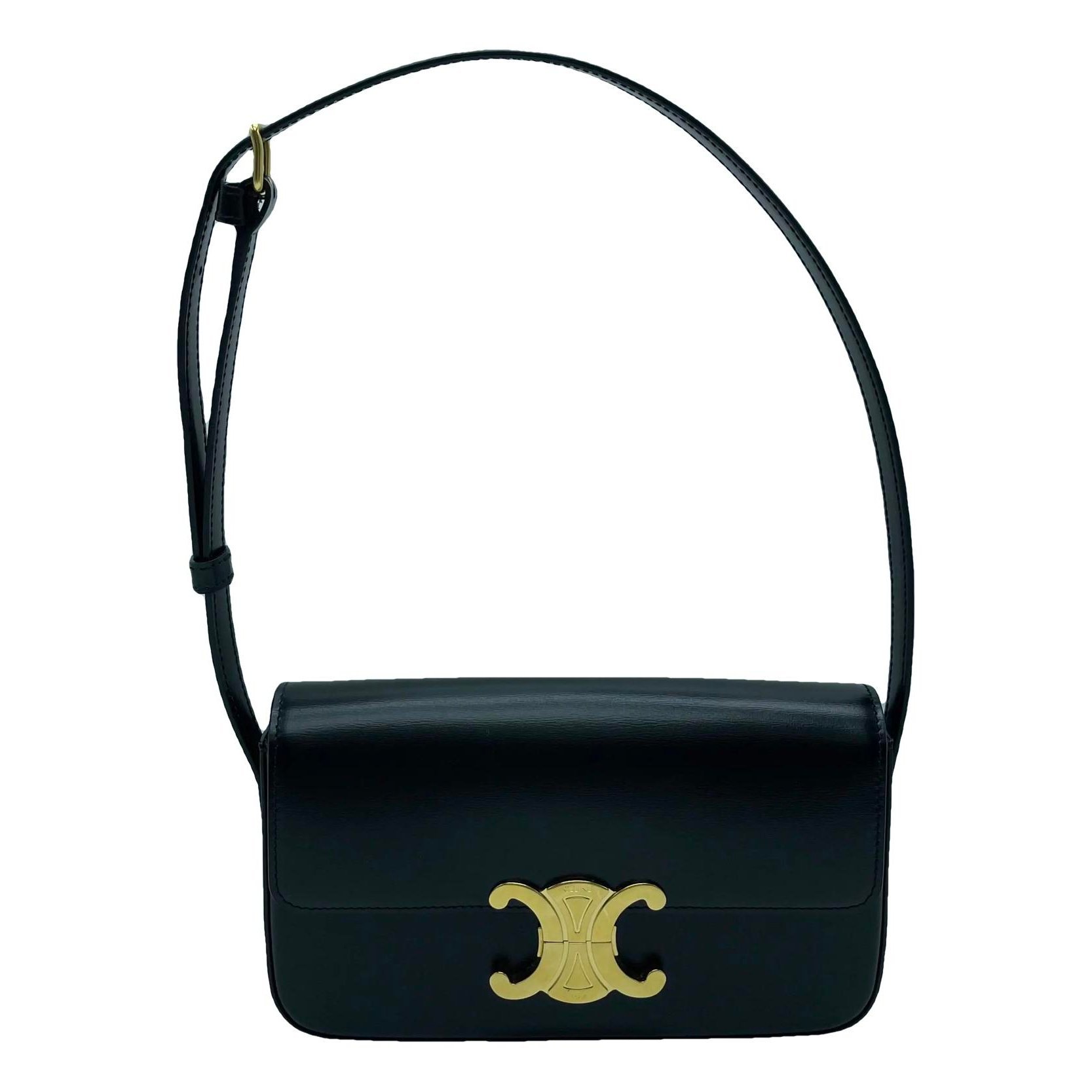 Triomphe leather handbag