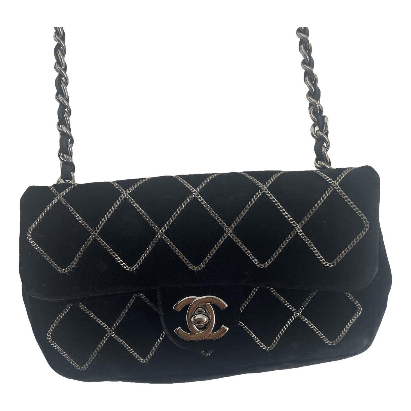 Velvet handbag