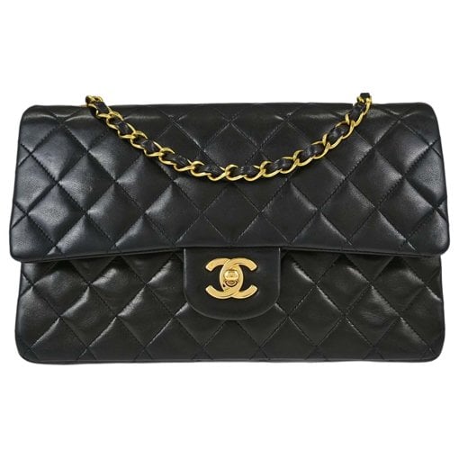 Trendy CC Flap leather handbag
