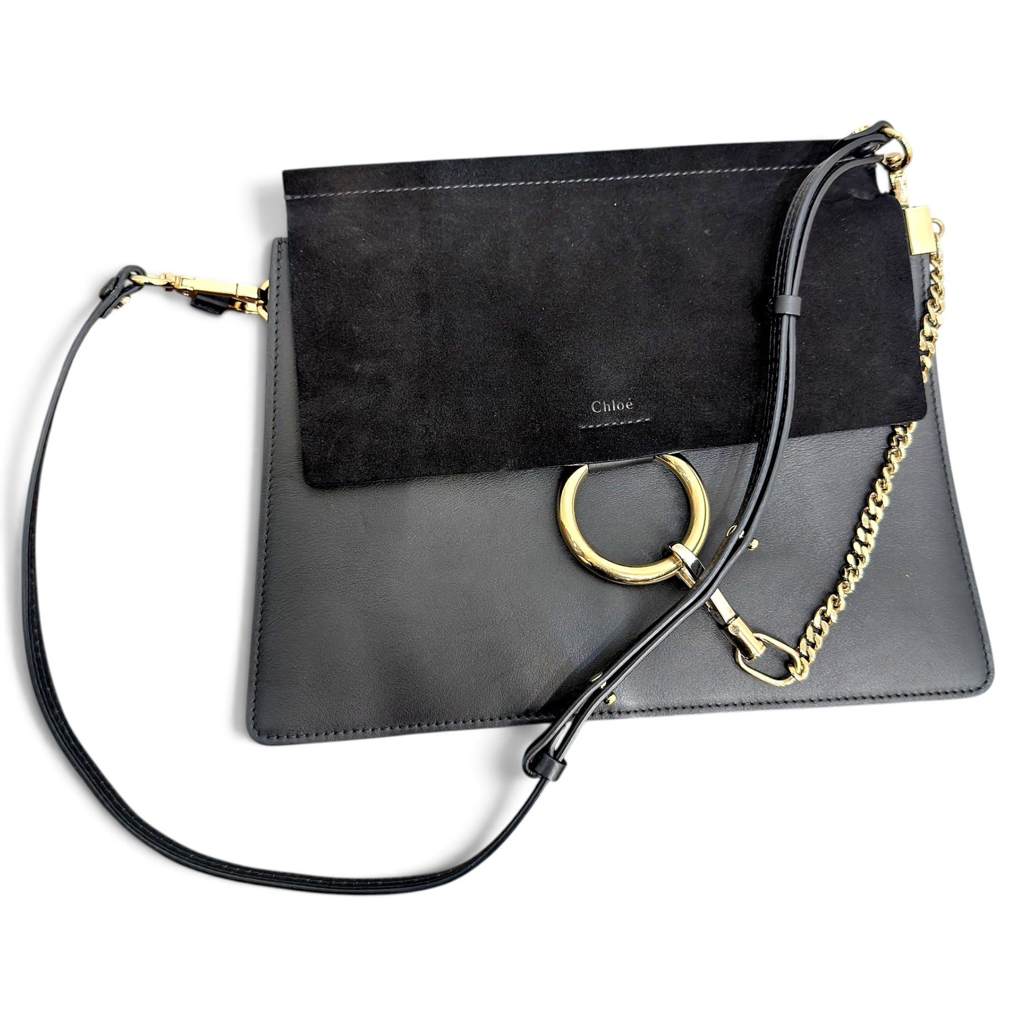 Faye leather handbag