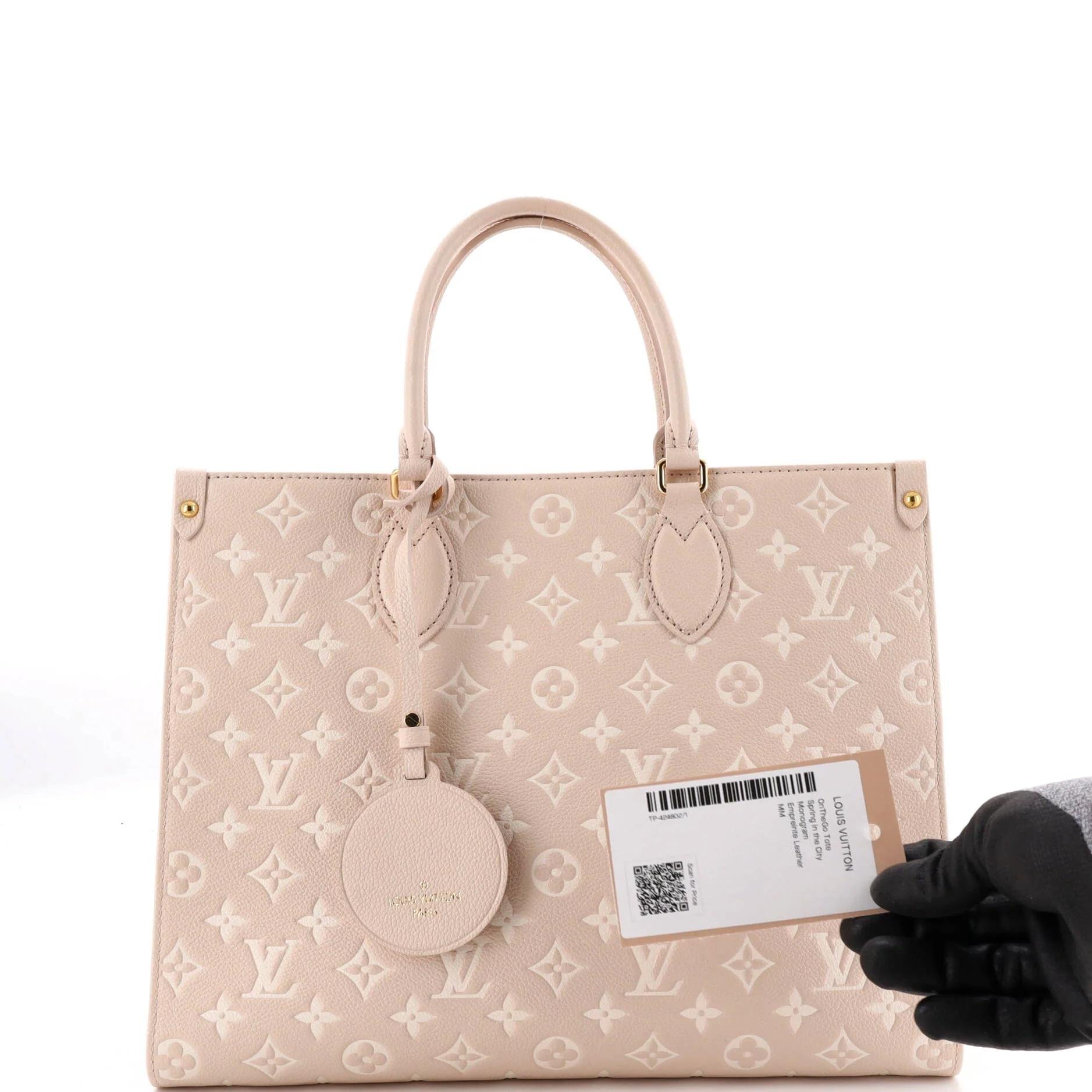 Leather tote