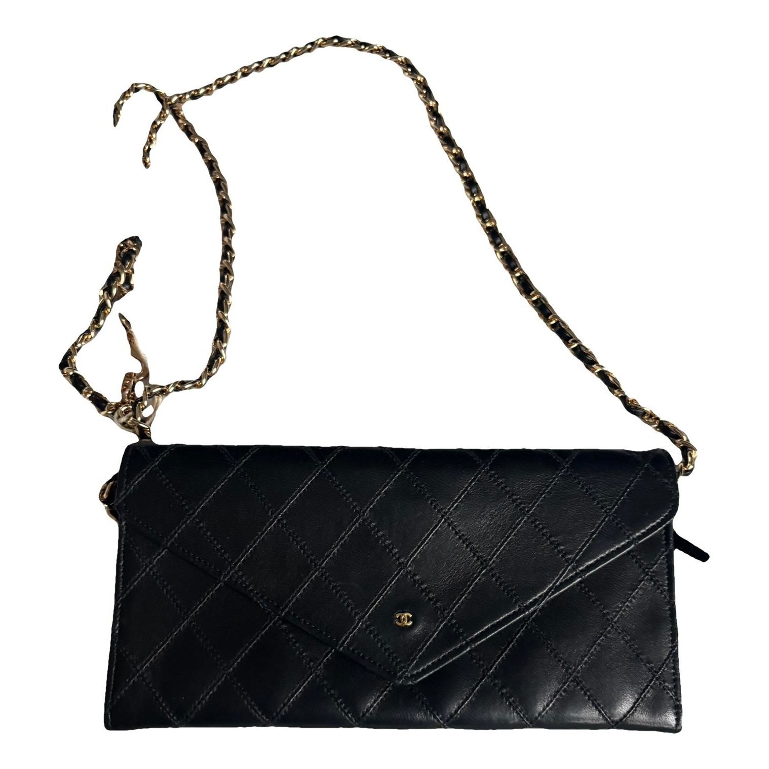 Wallet On Chain Timeless/Classique leather crossbody bag