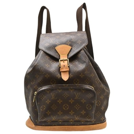 Louis Vuitton Montsouris cloth backpack