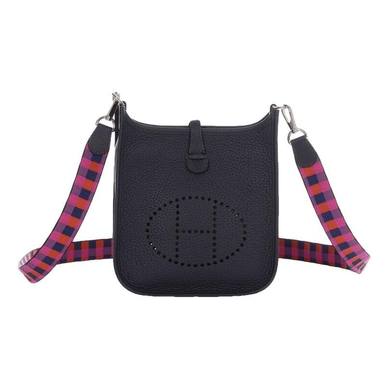 Hermes Evelyne Handbag Clemence Leather