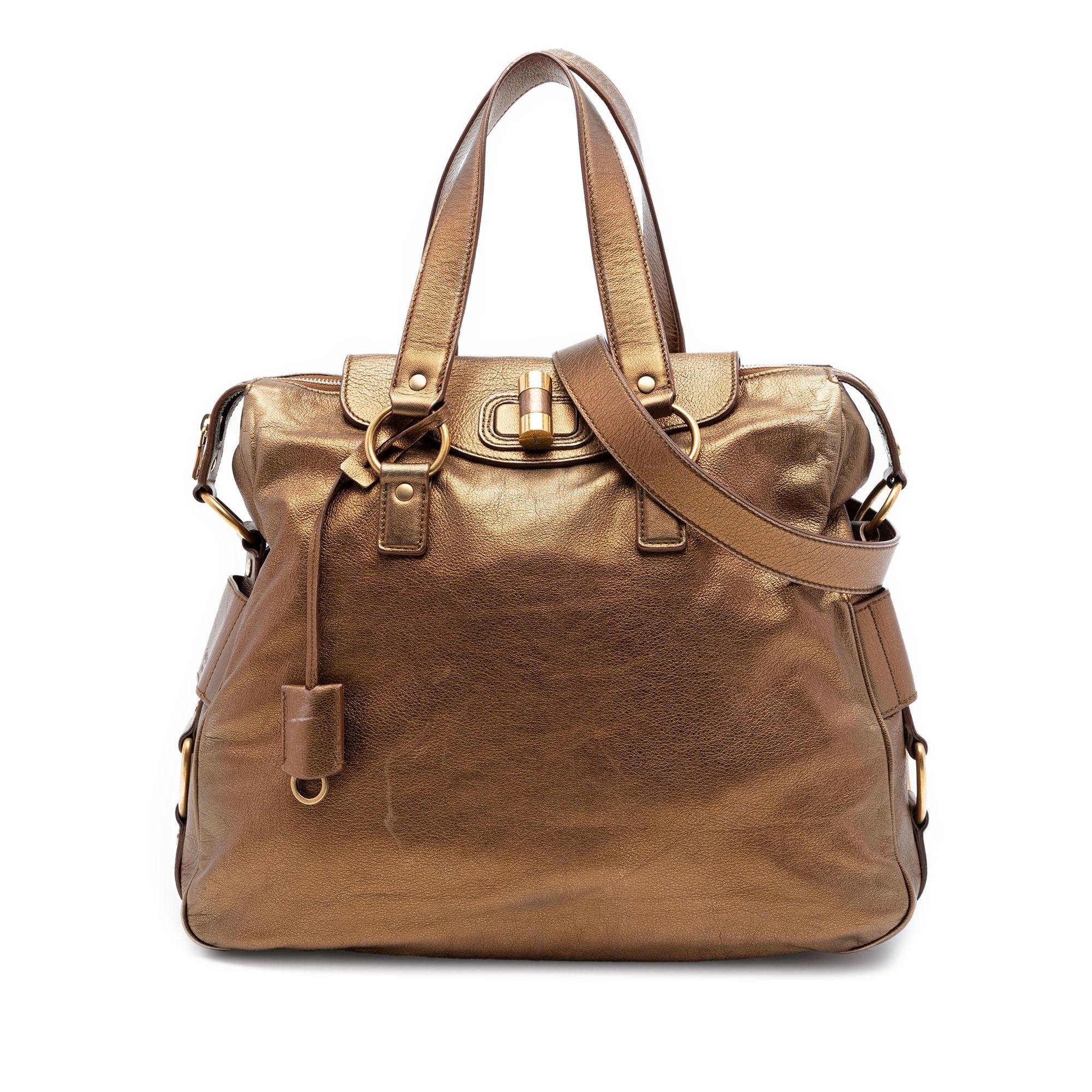 Leather satchel