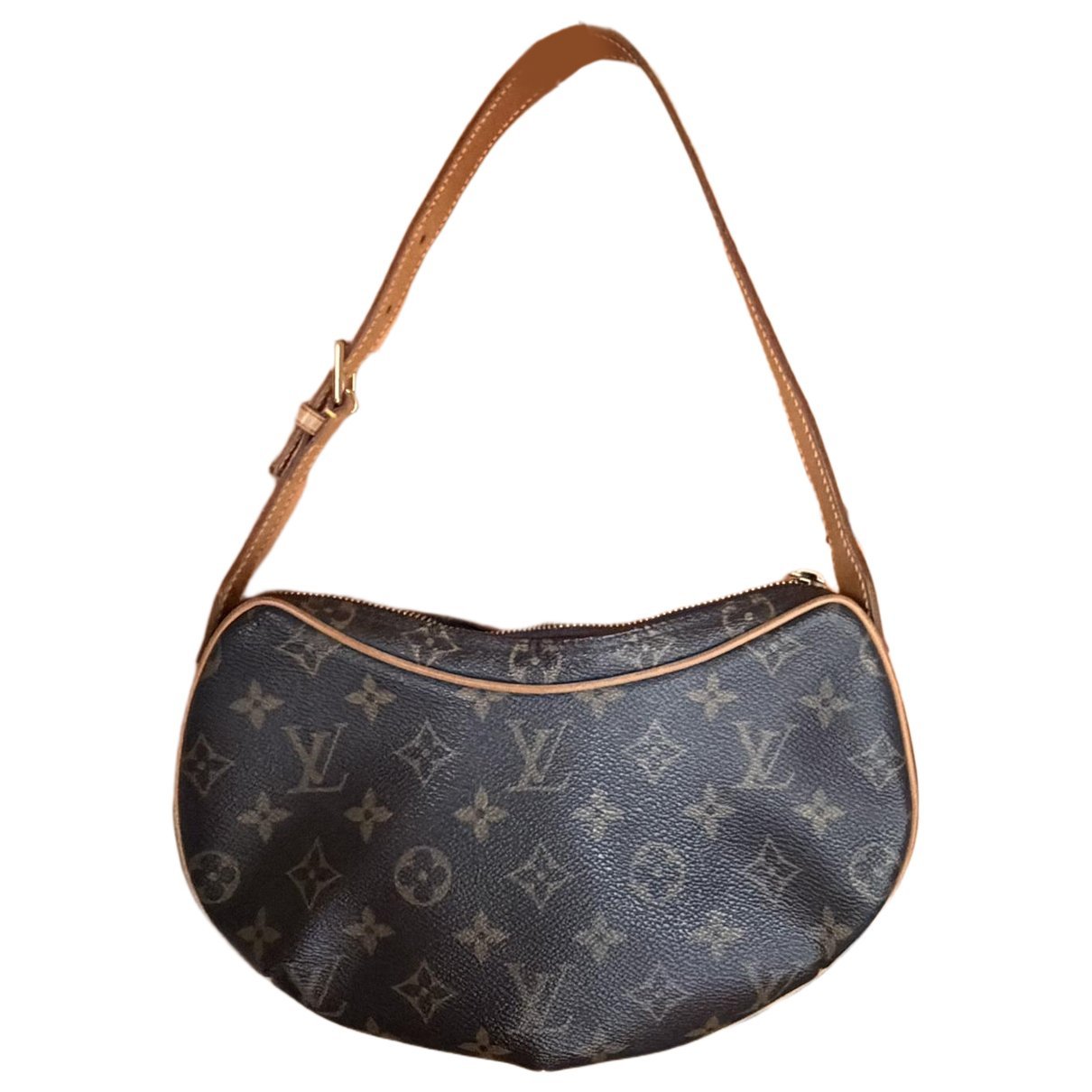 Croissant leather handbag