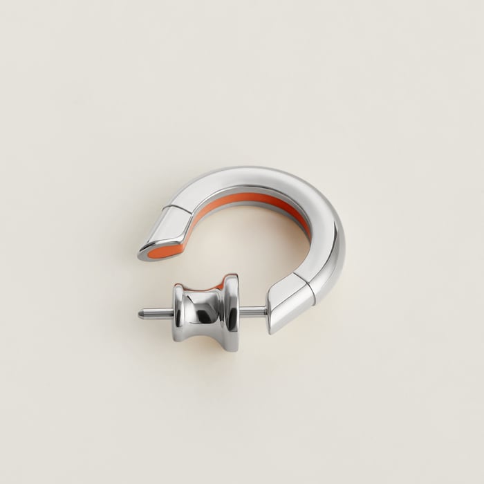 Orange Minium Sabot Single Earring