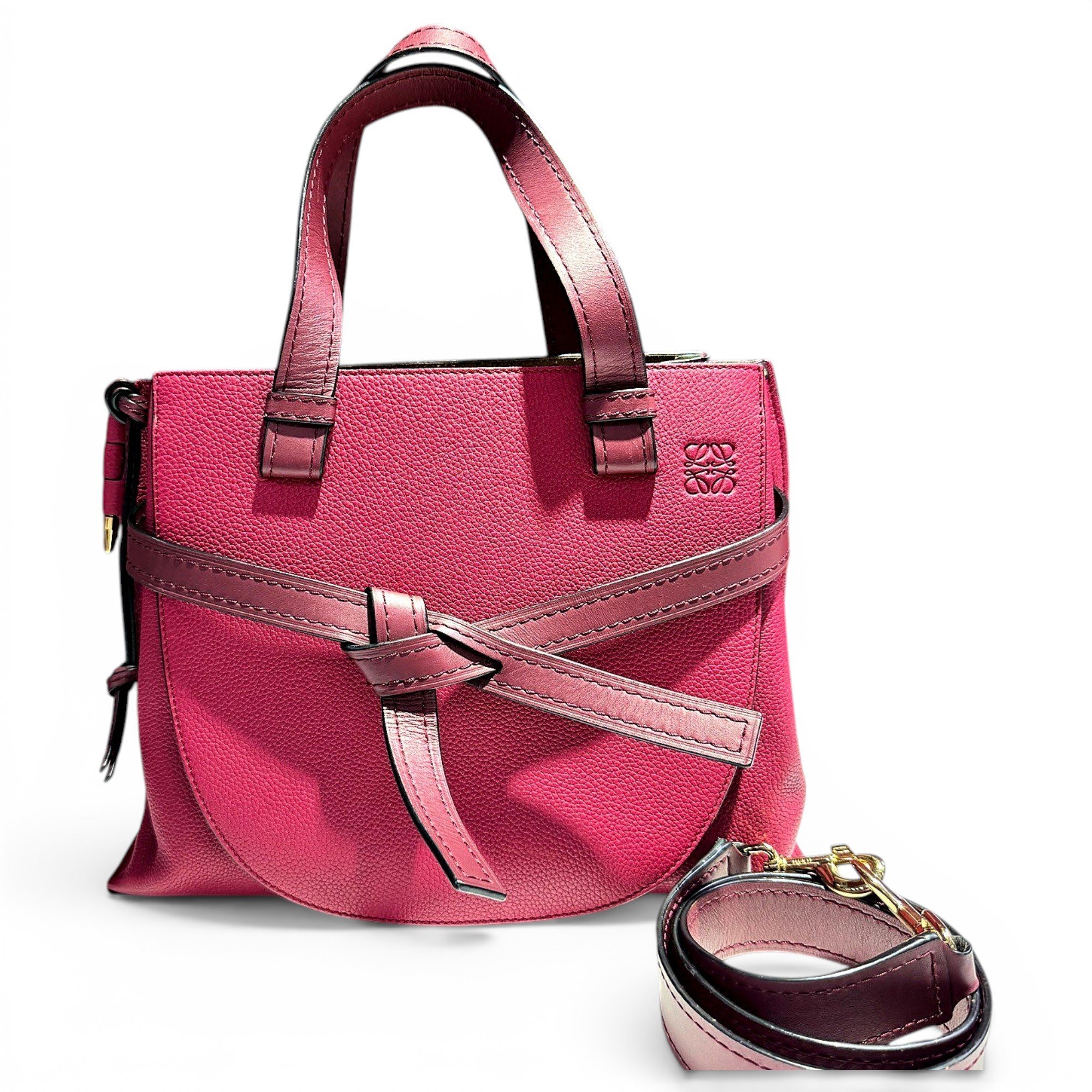 Loewe Gate Top Handle leather handbag