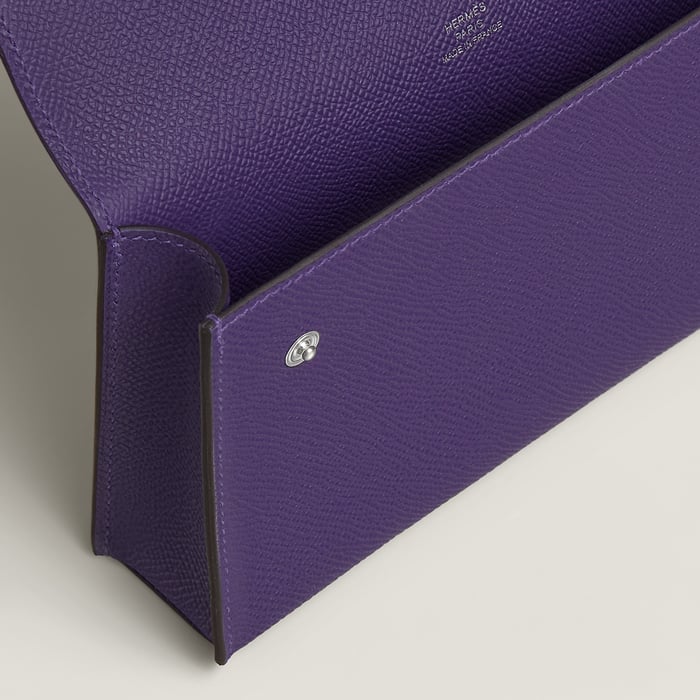 Purple Hermèsnap Wallet