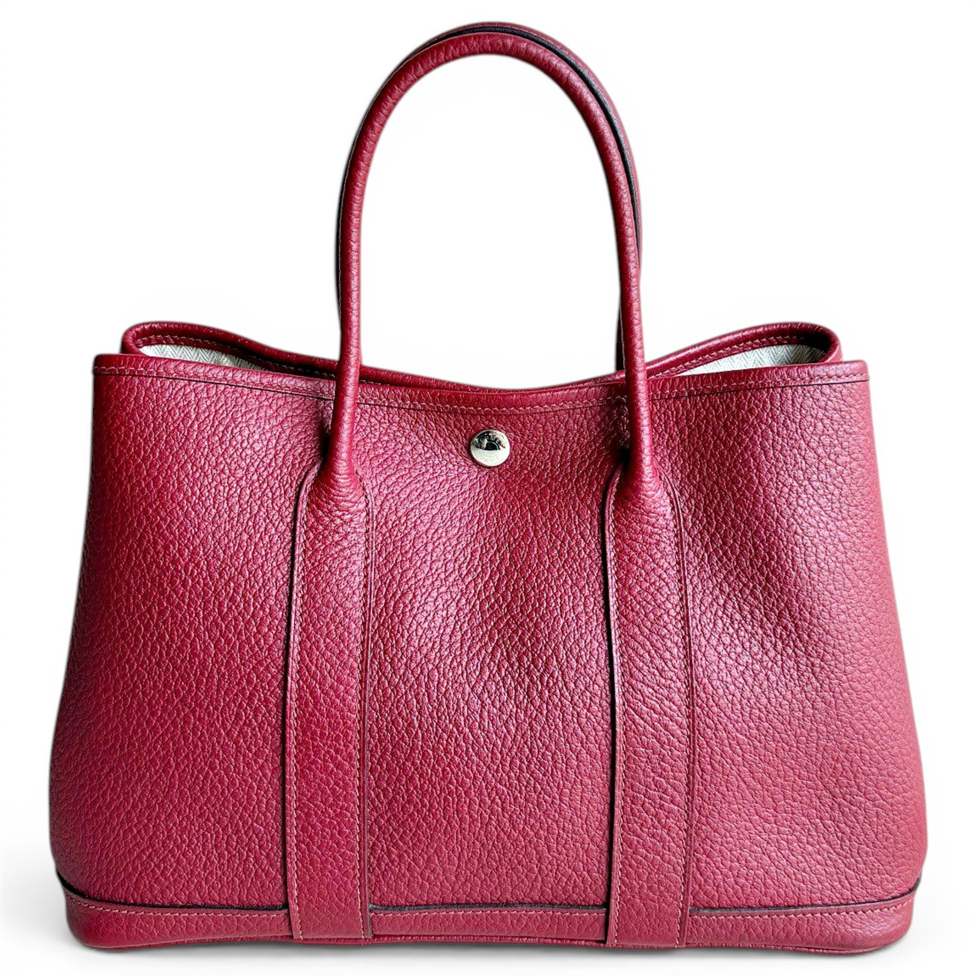 Garden Party leather handbag