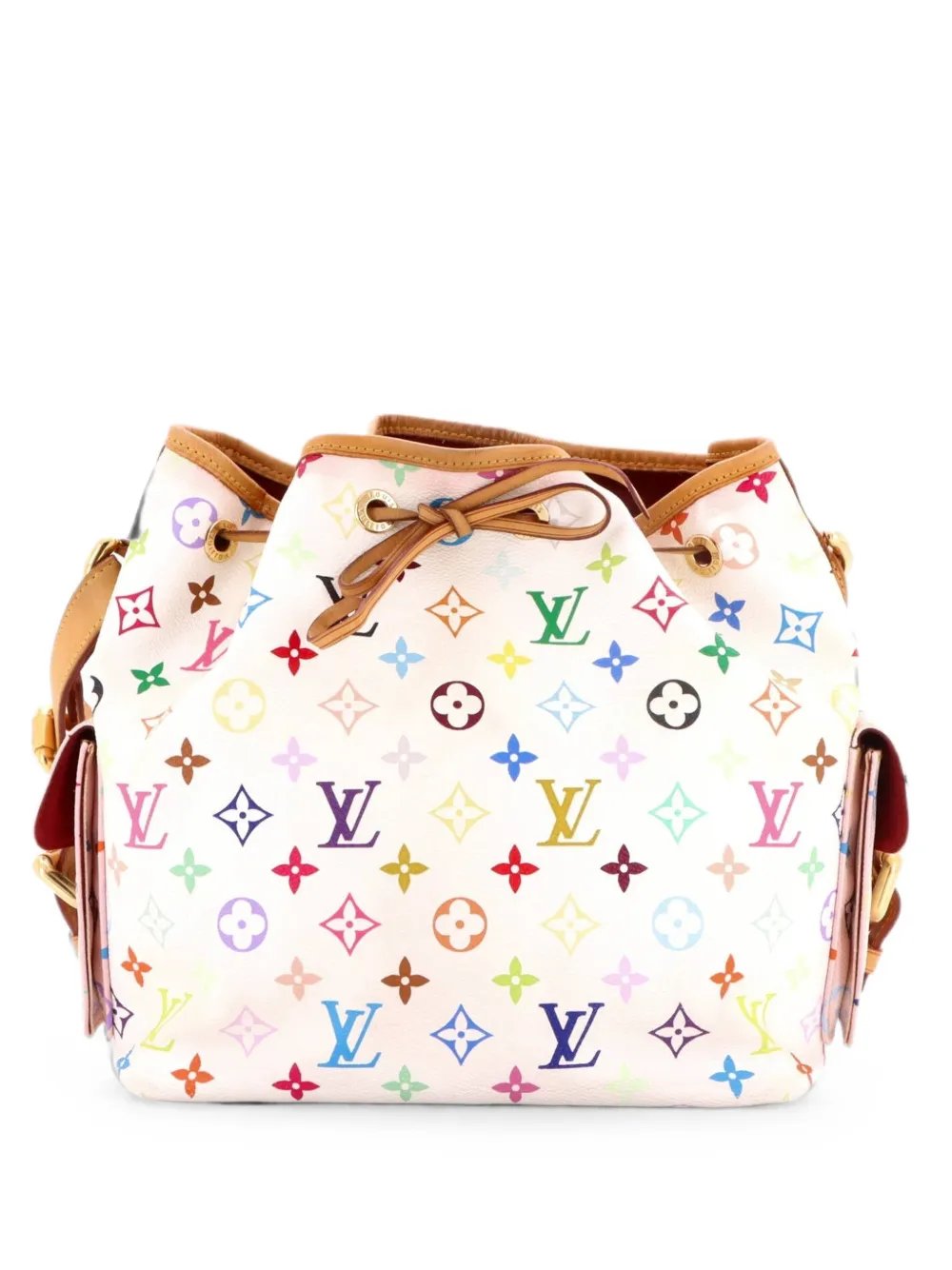 Petit Noe Handbag Monogram Multicolor bucket bag