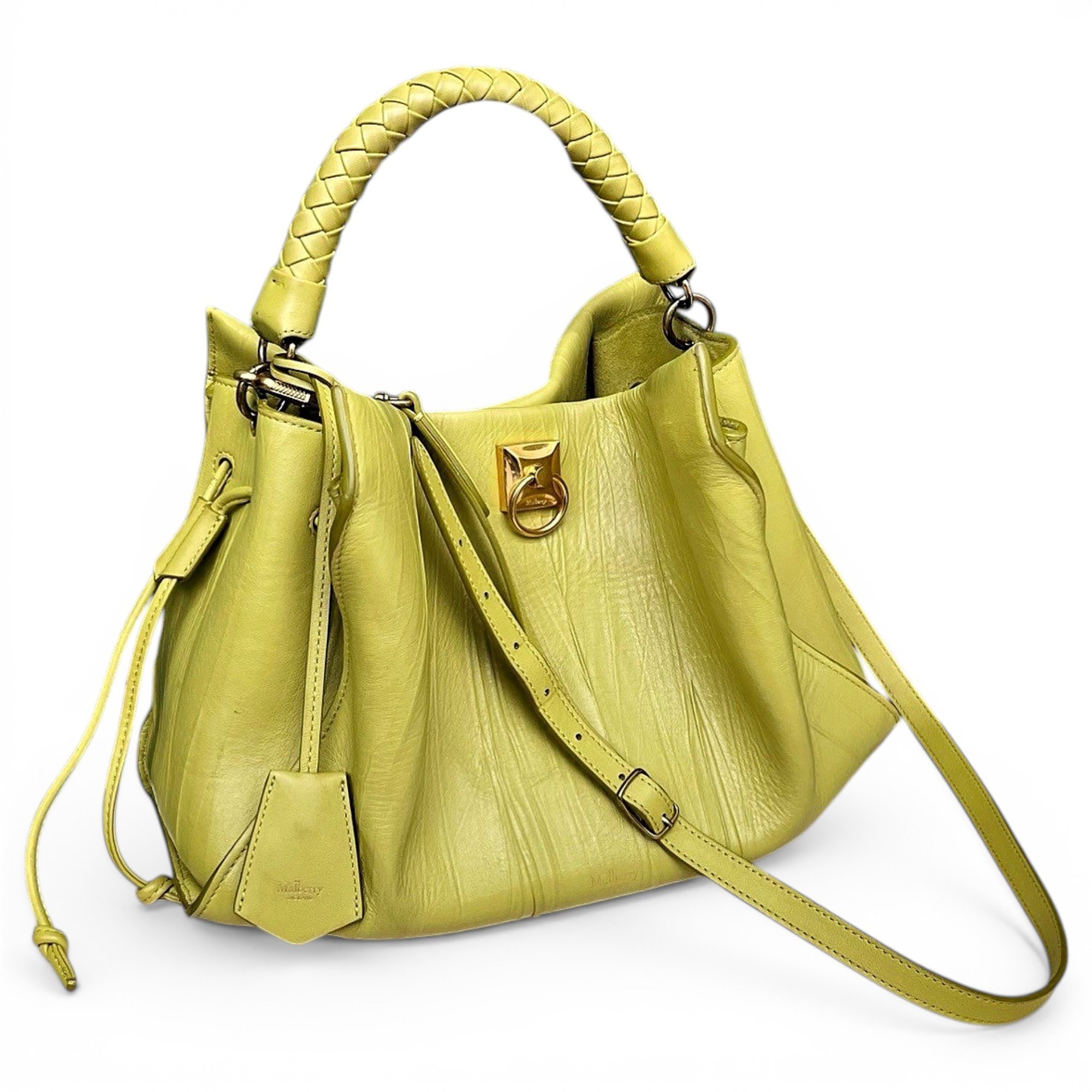 Iris leather handbag