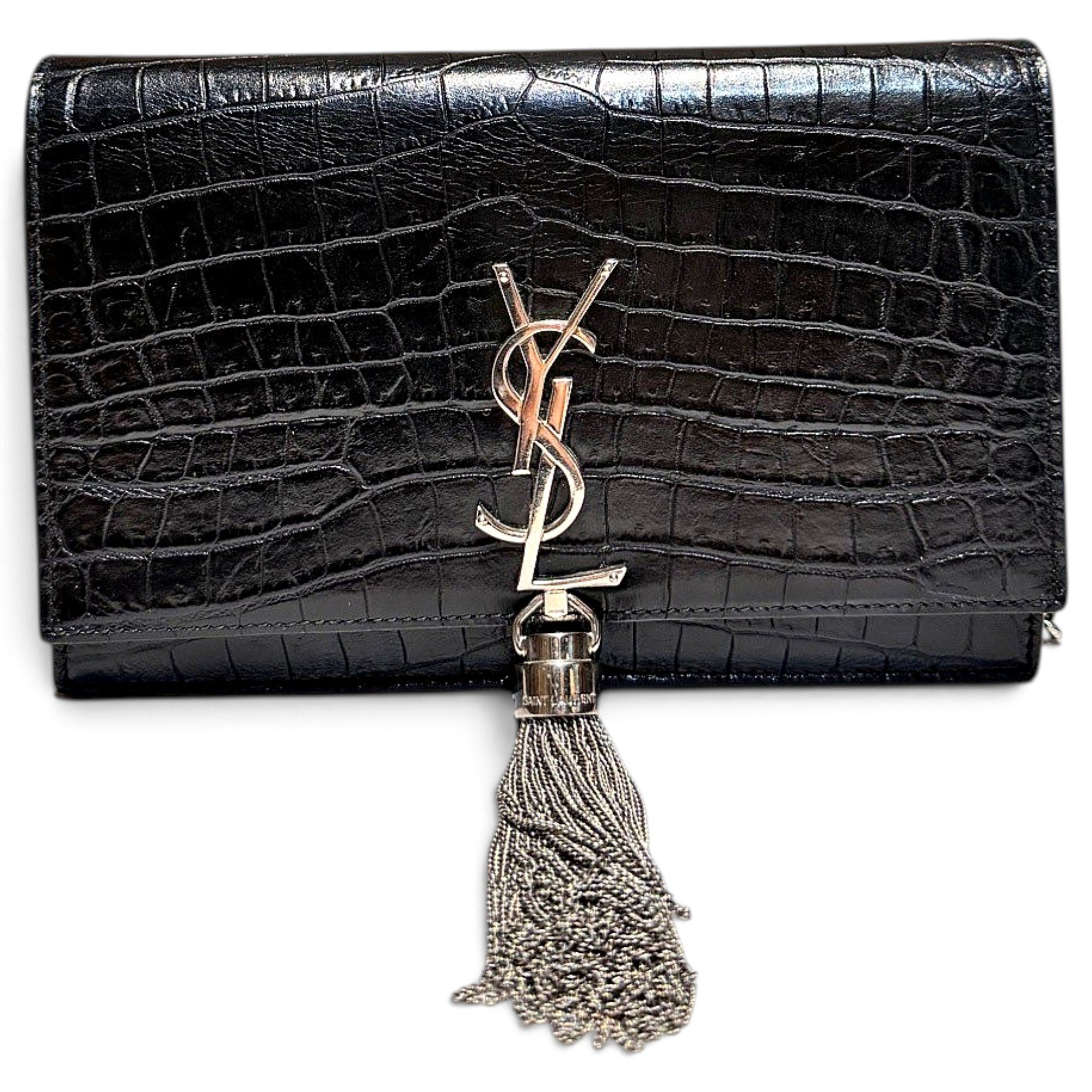 Pompom Kate leather handbag
