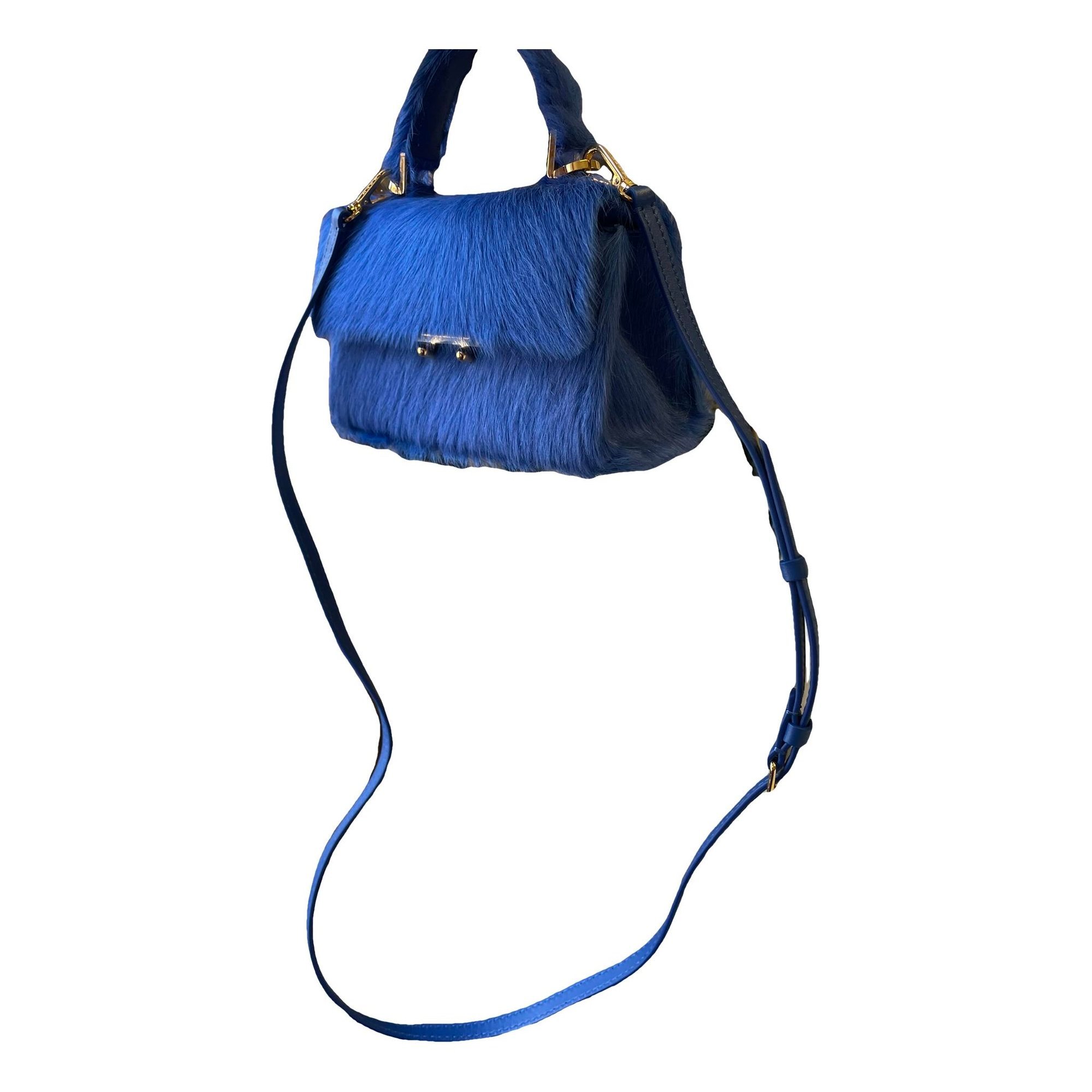 Faux fur handbag