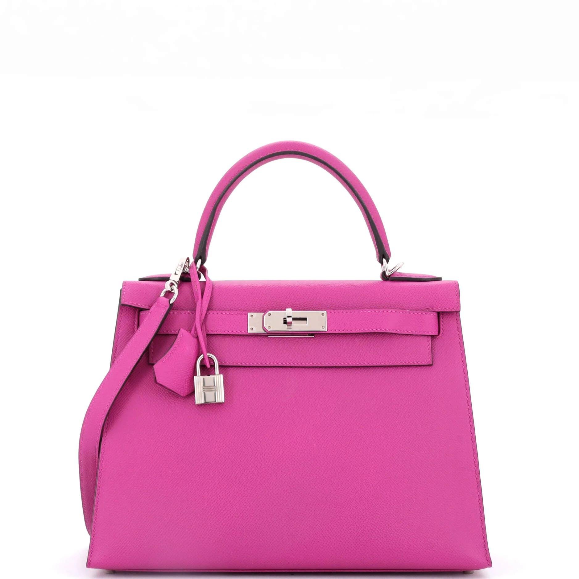 Kelly 28 leather handbag