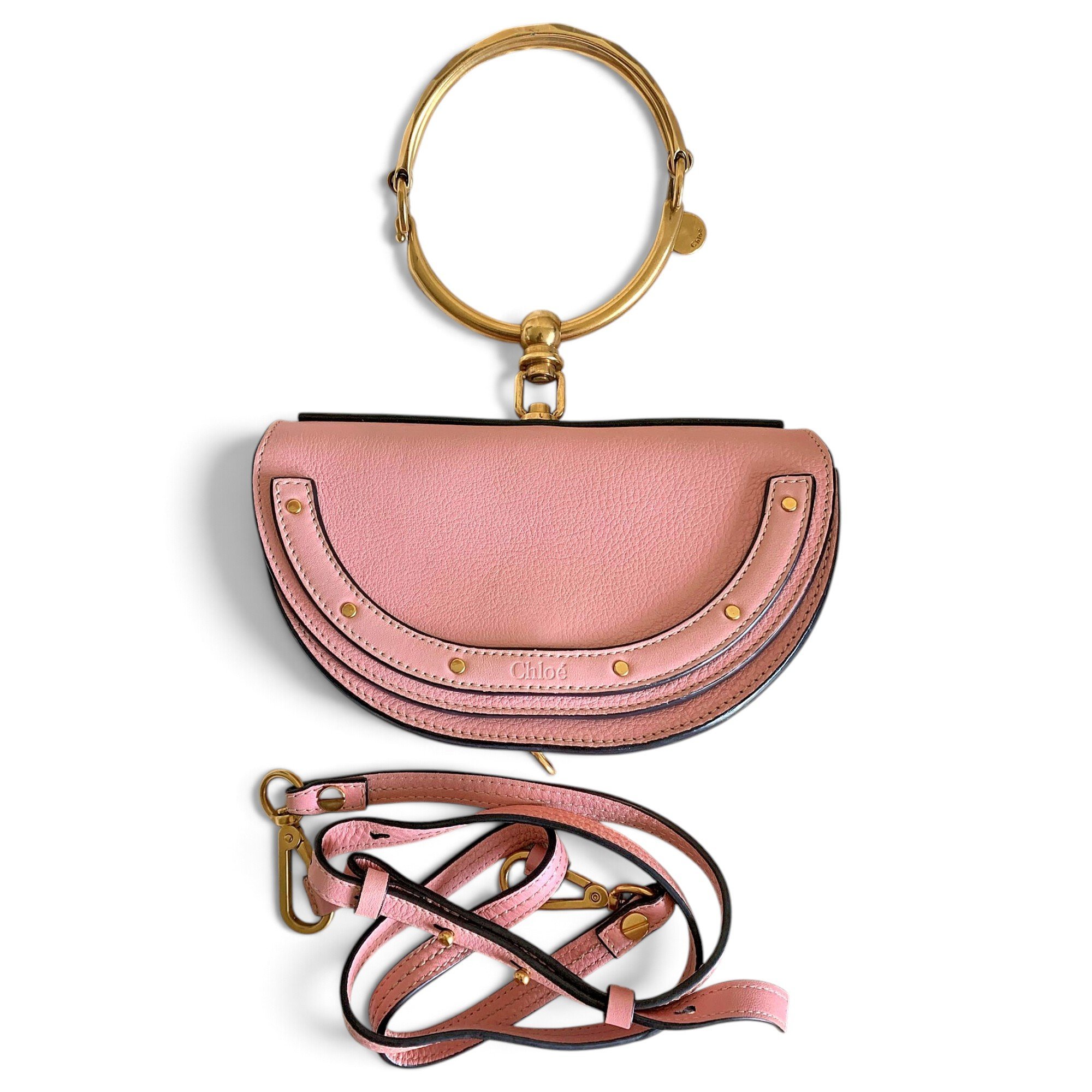 Bracelet Nile leather crossbody bag