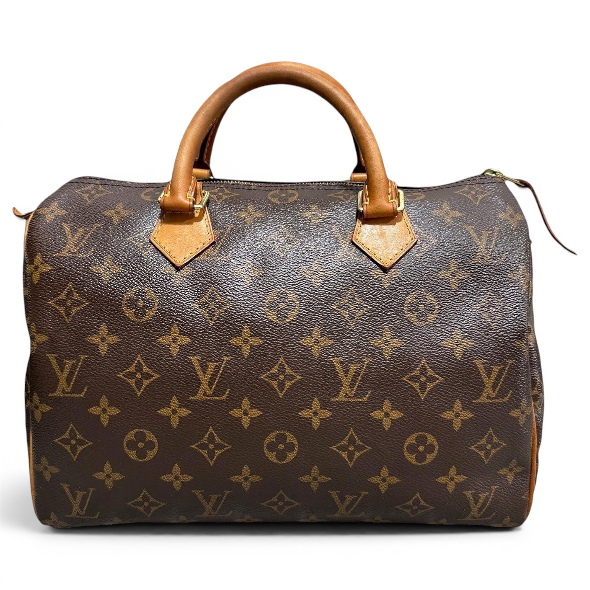 Speedy leather handbag
