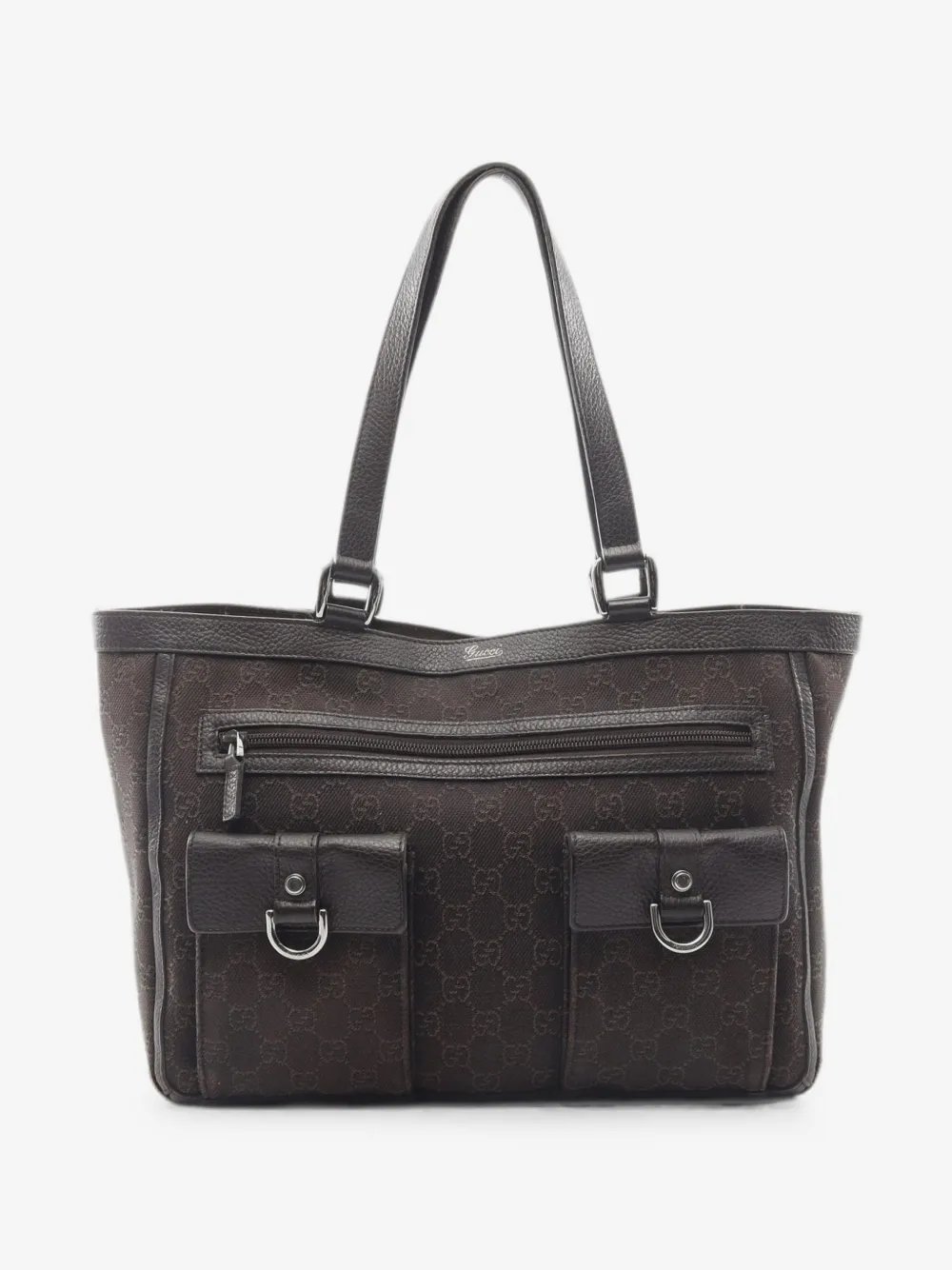 2000s Abby GG pattern tote bag