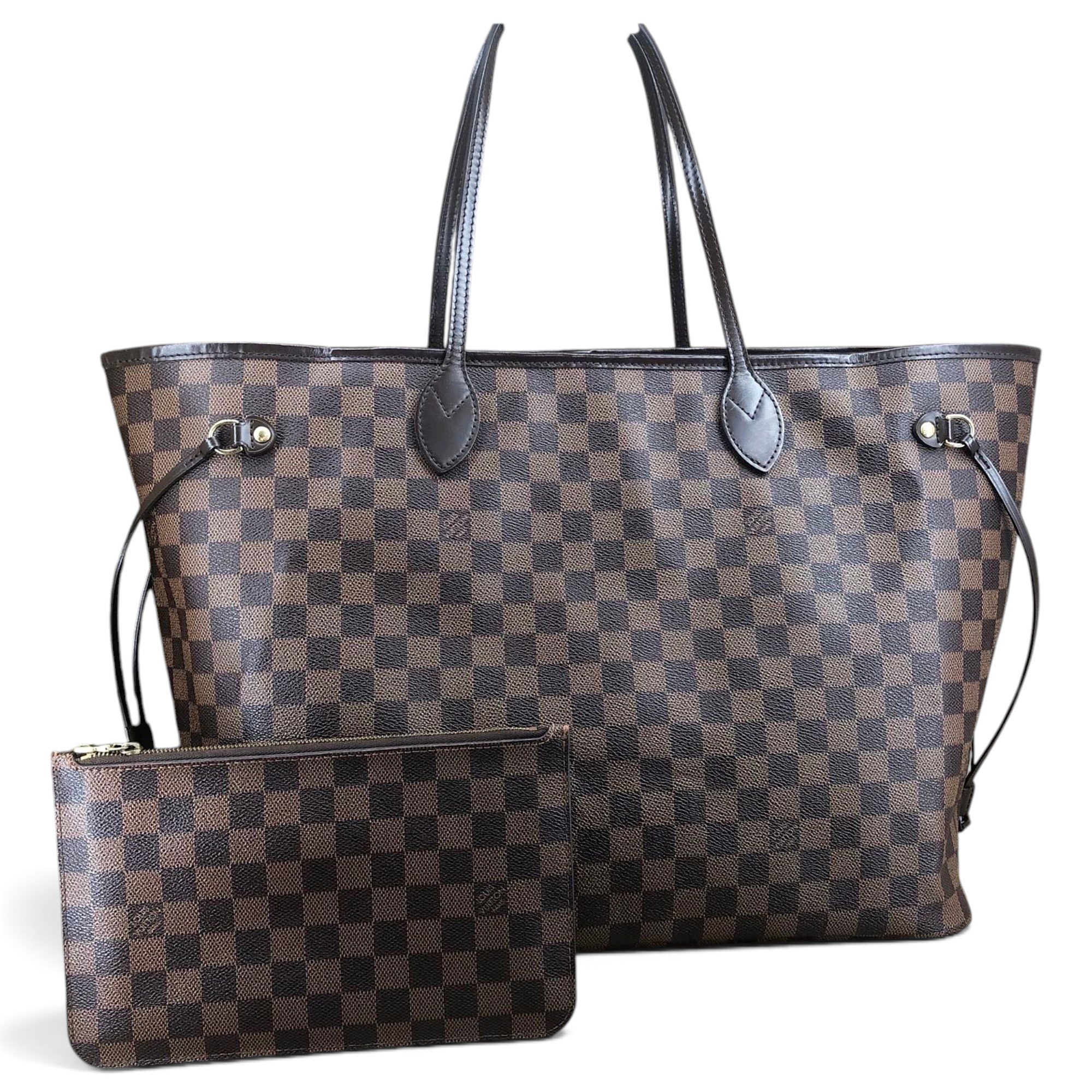 Louis Vuitton Neverfull leather tote