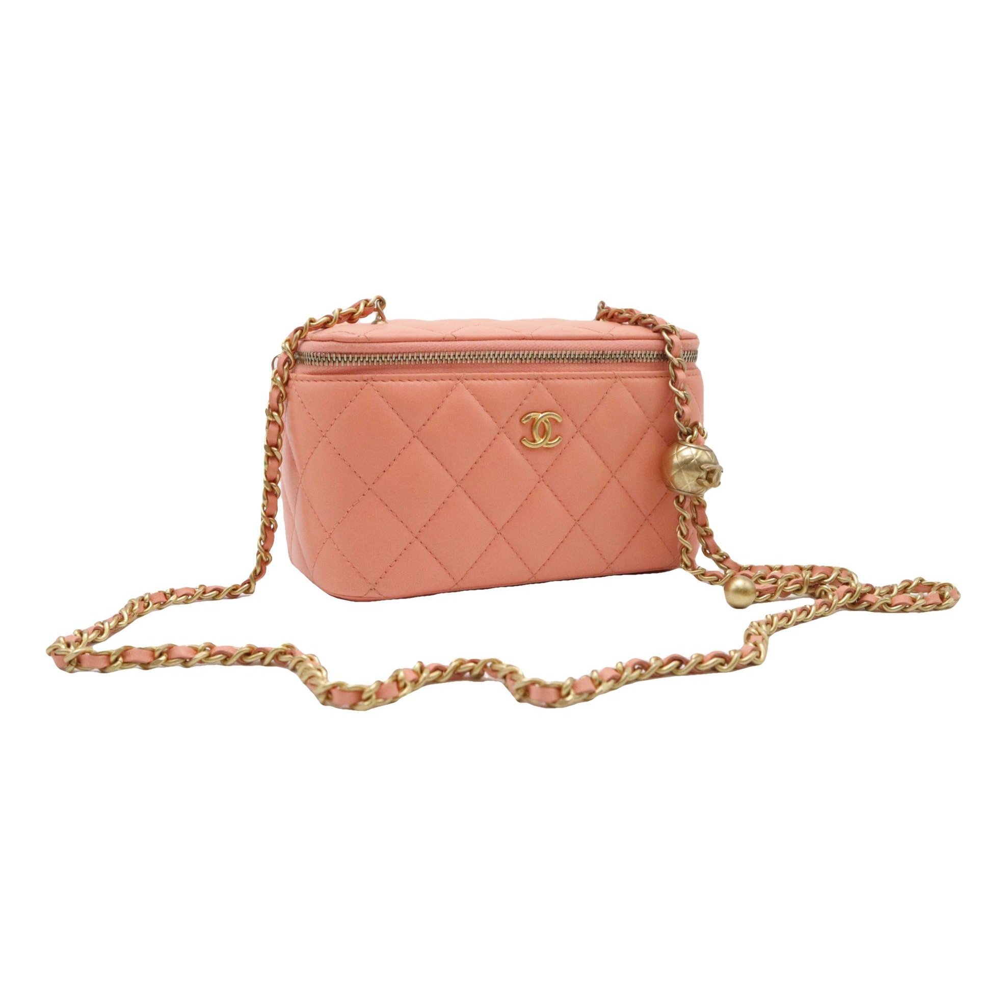 Trendy CC Vanity leather handbag