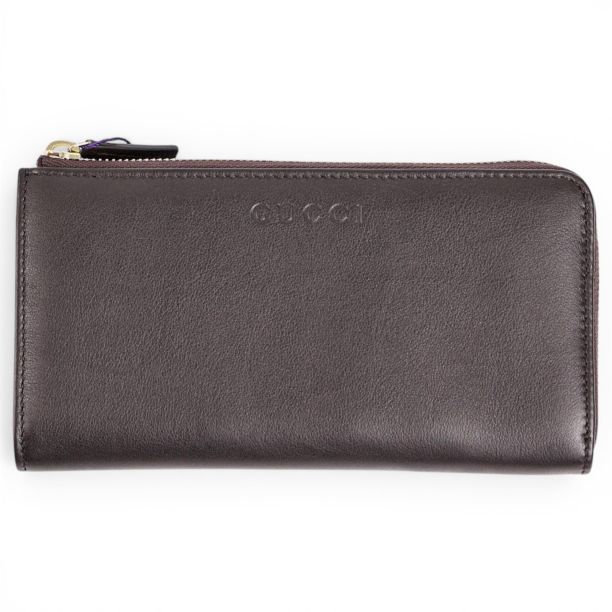 Blondie leather clutch bag