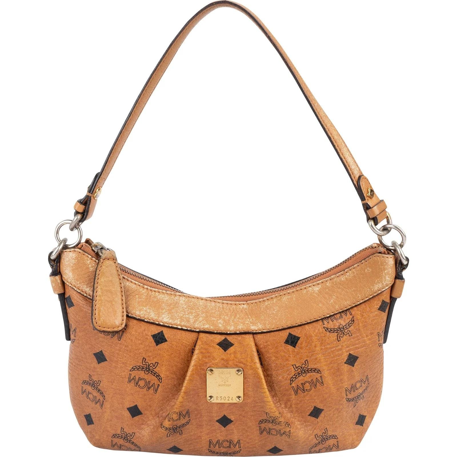 MCM Boston leather handbag