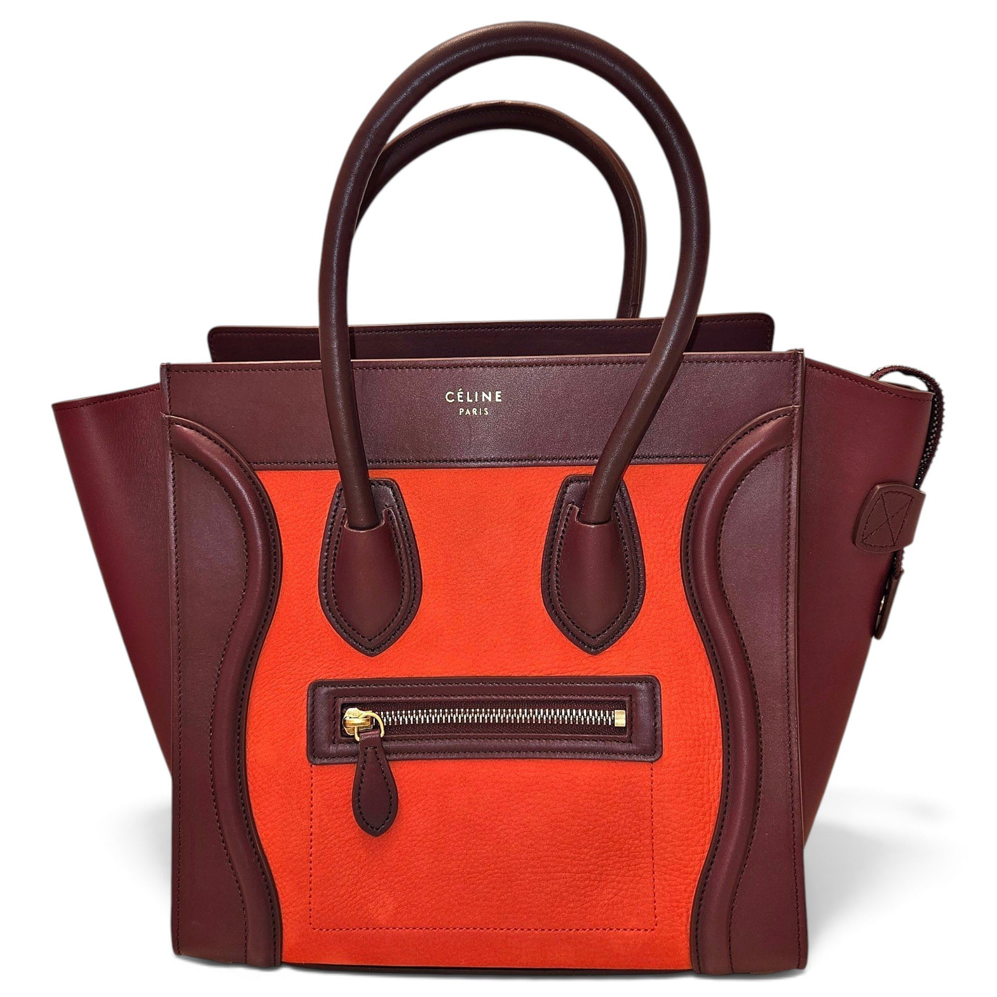 Luggage leather tote