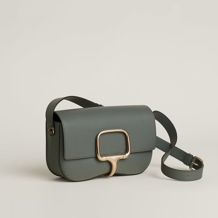 Vert Amande Hermès Della Cavalleria Elan Bag