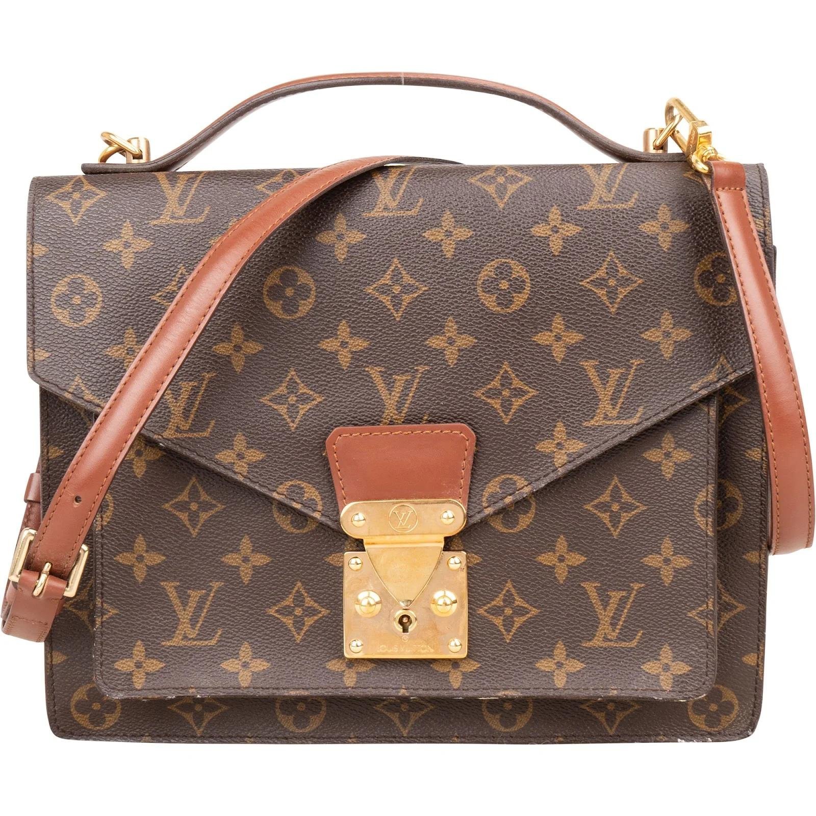 Louis Vuitton Monceau leather handbag