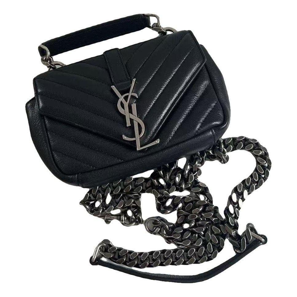 Collége monogramme leather handbag