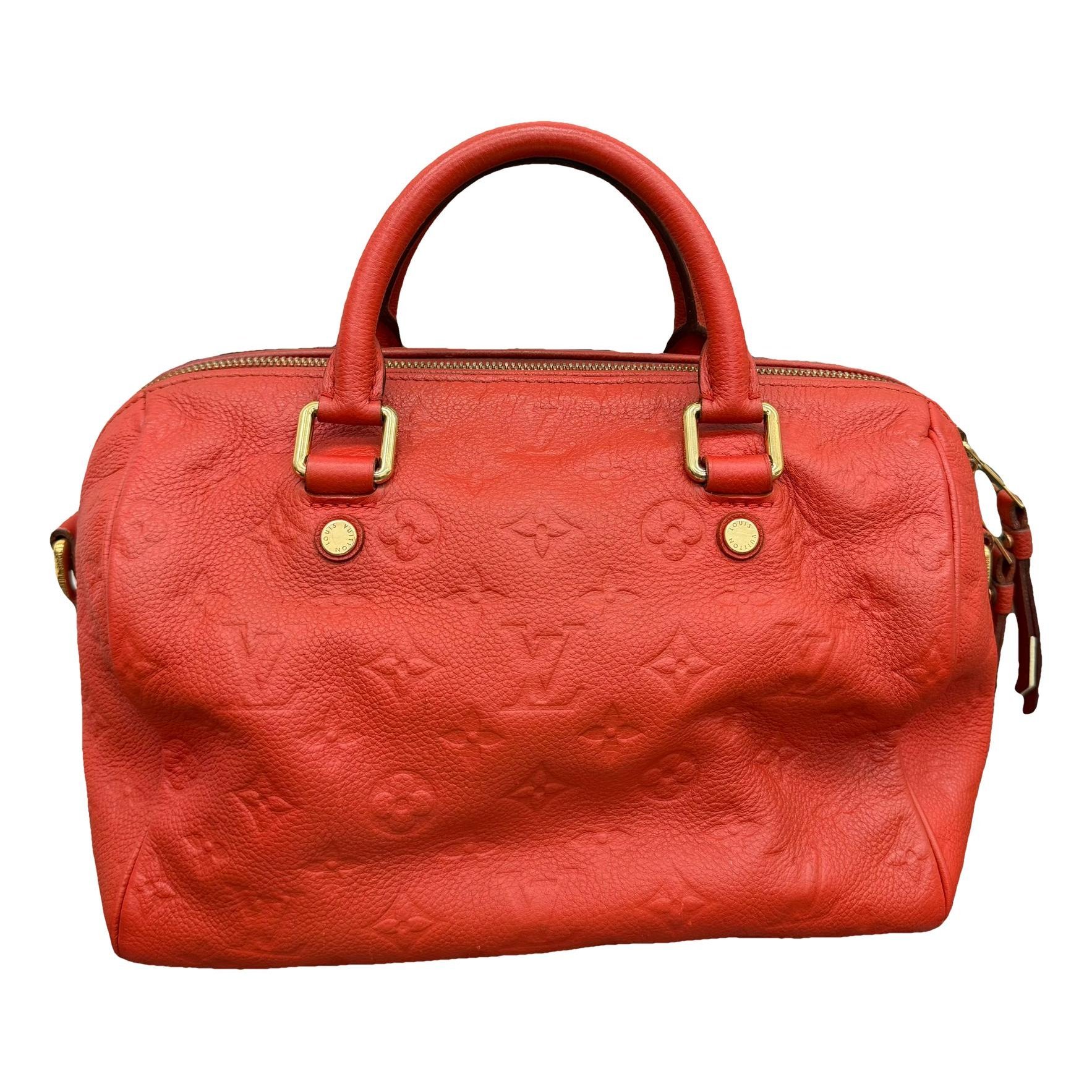 Speedy leather handbag