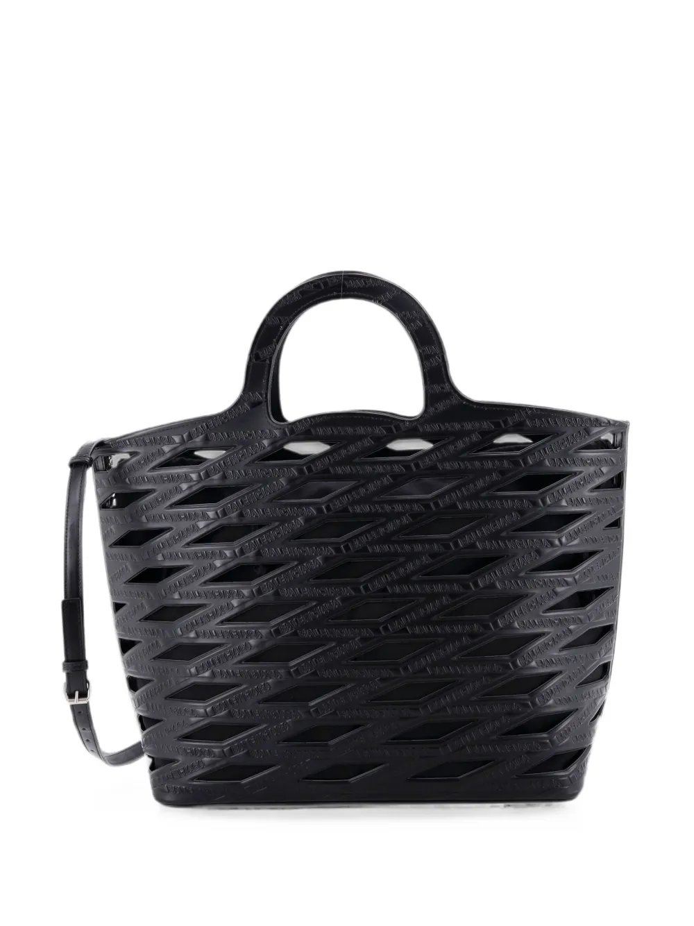 Neo Basket Bag Cutout Embossed Leather Large tote bag