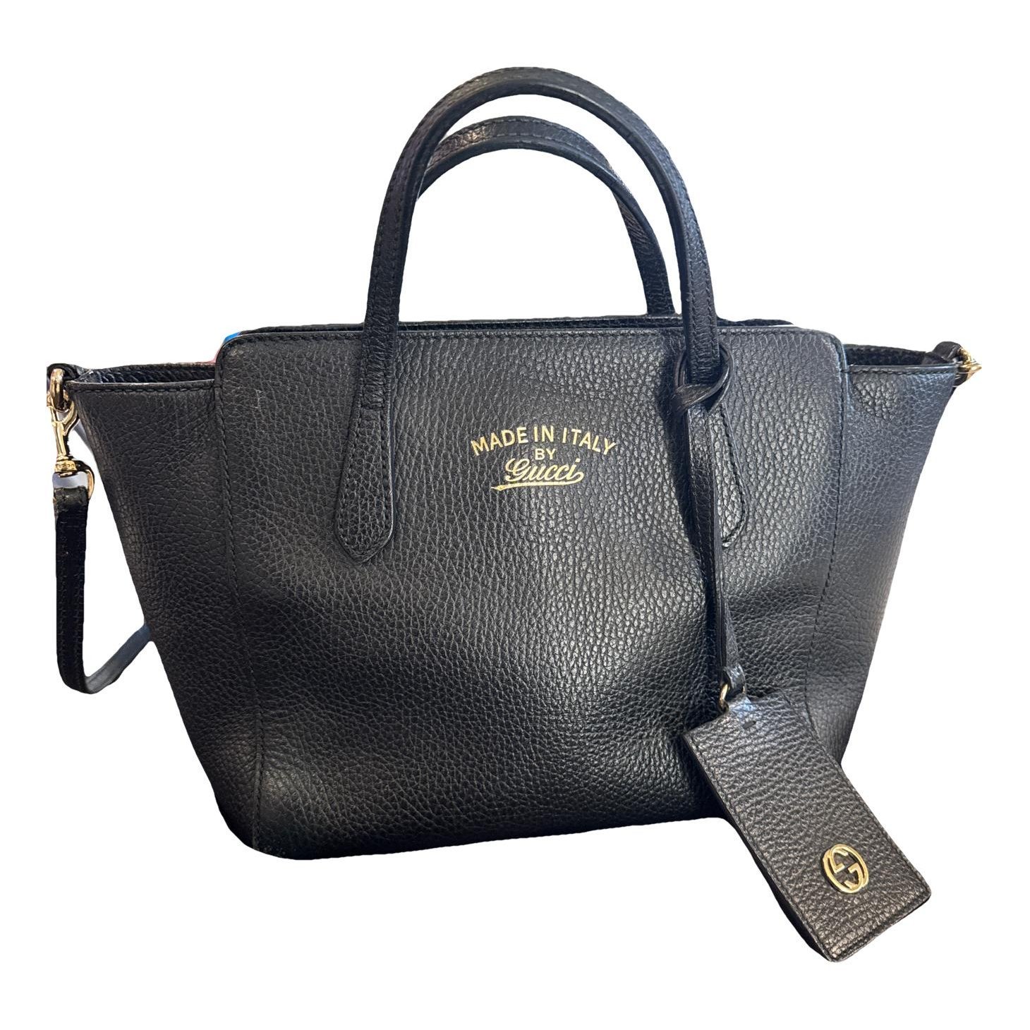 Swing leather tote