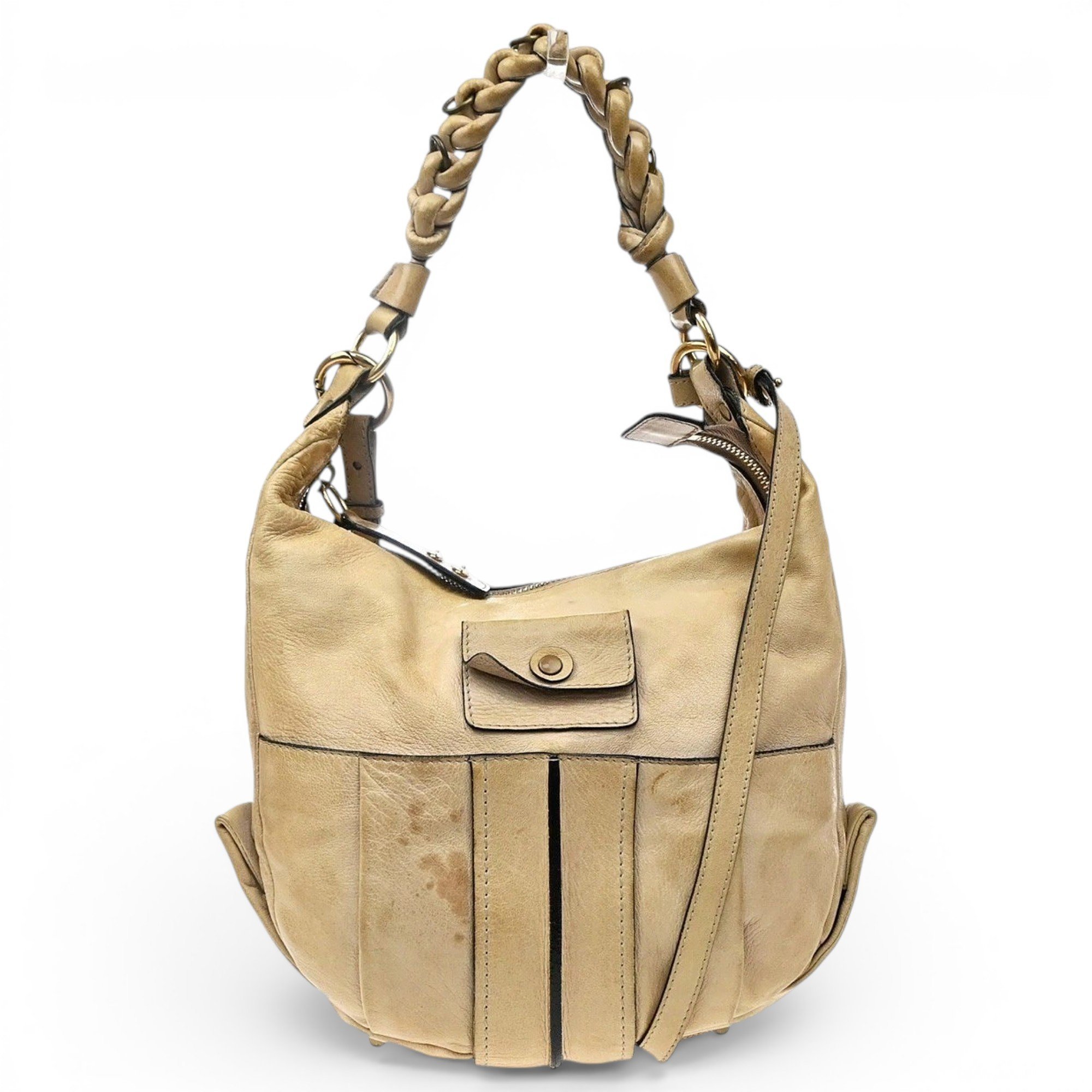 Leather handbag