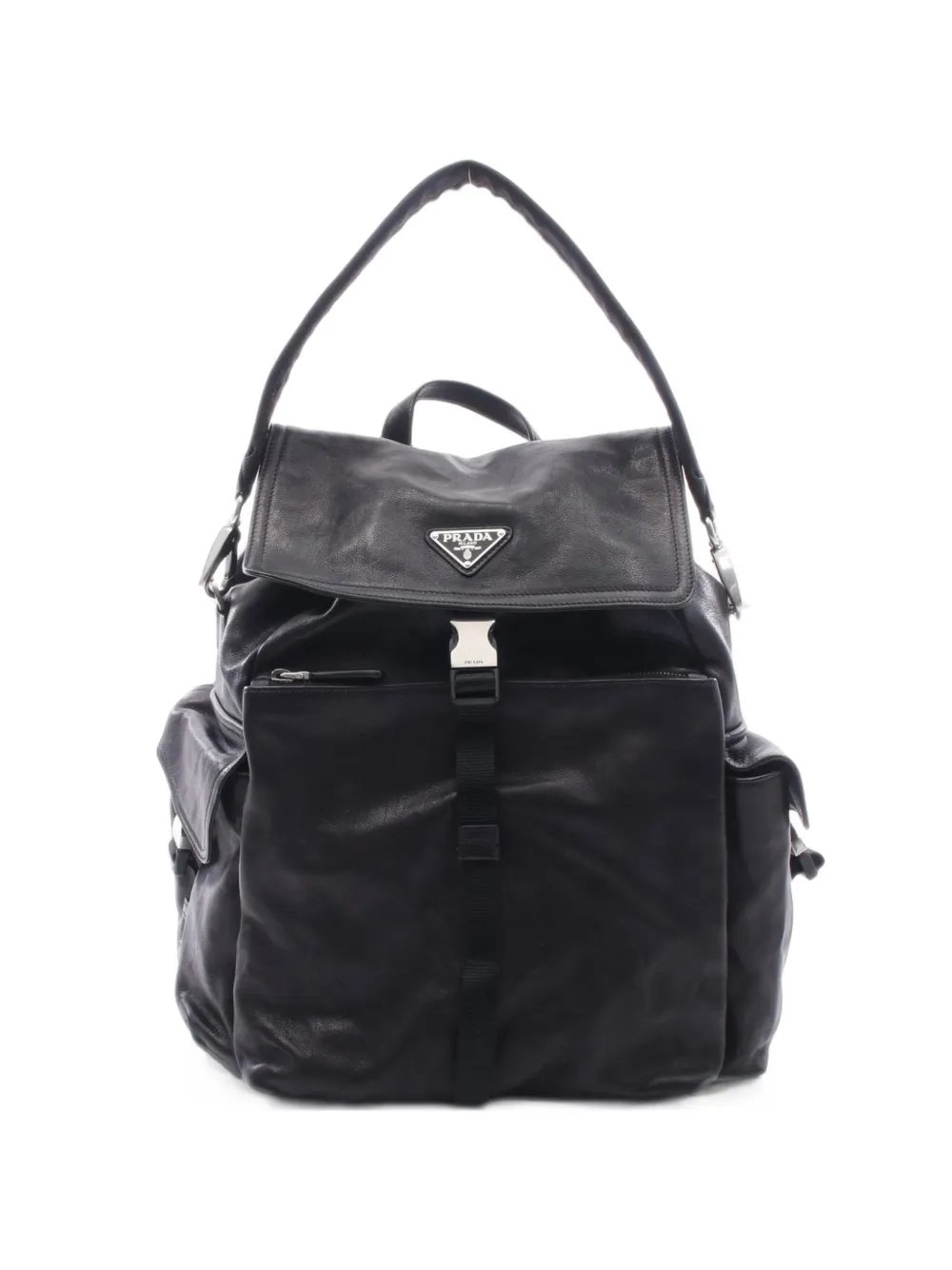 2010s triangle logo backpack