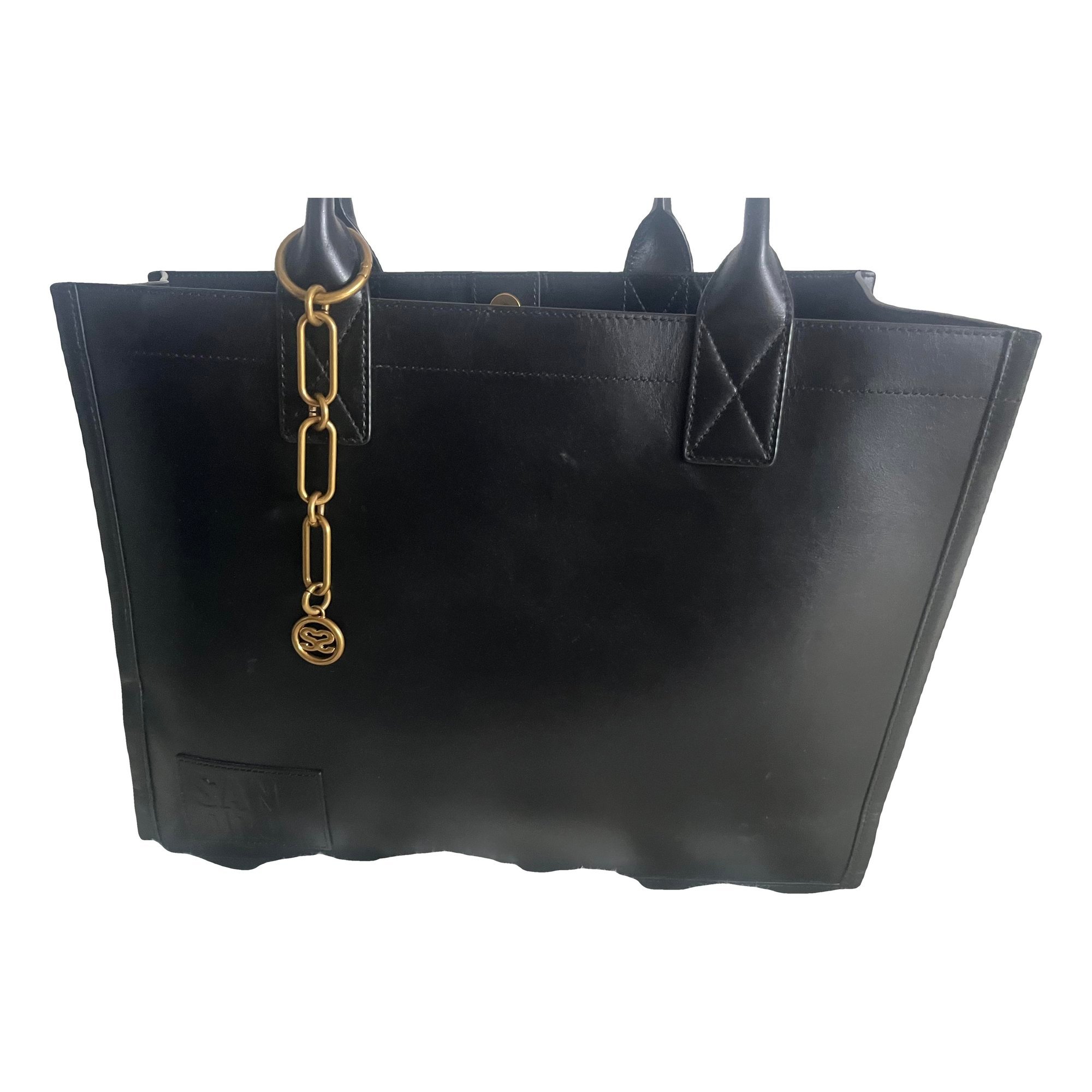 Leather tote