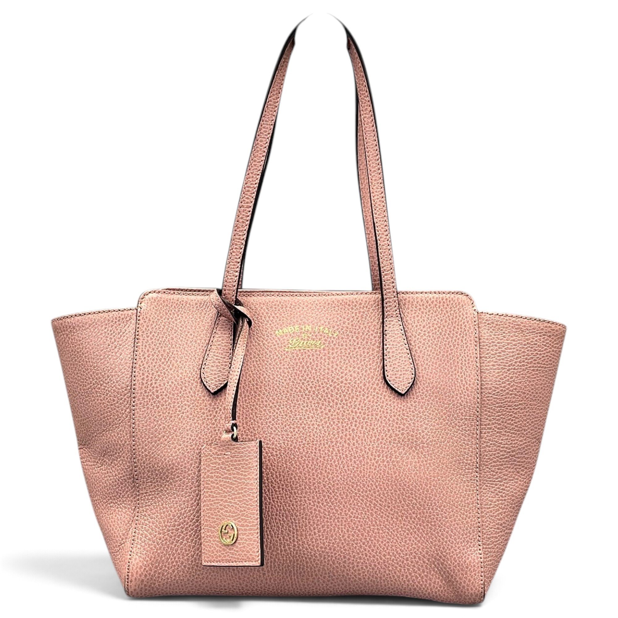 Swing leather tote