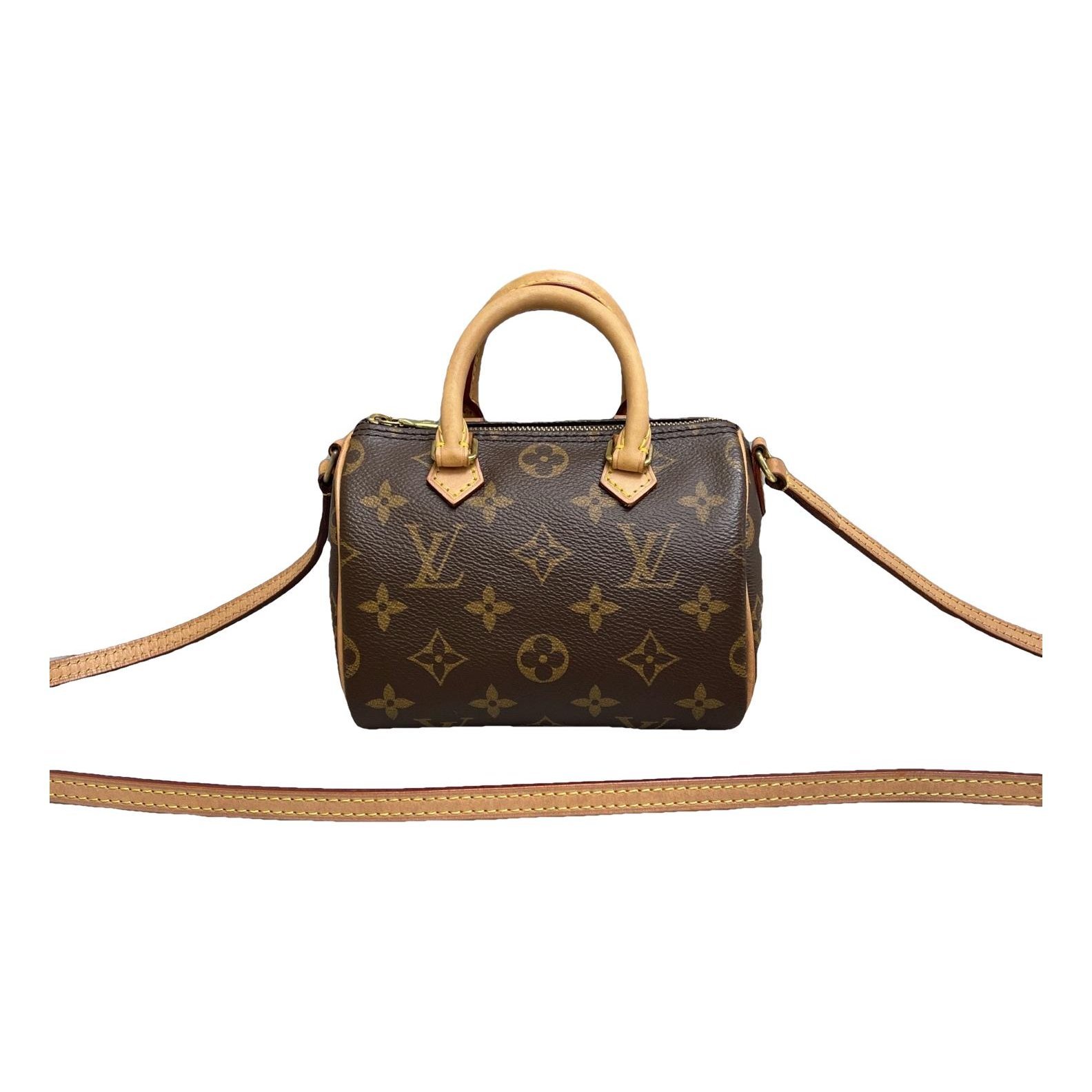 Nano Speedy / Mini HL leather handbag