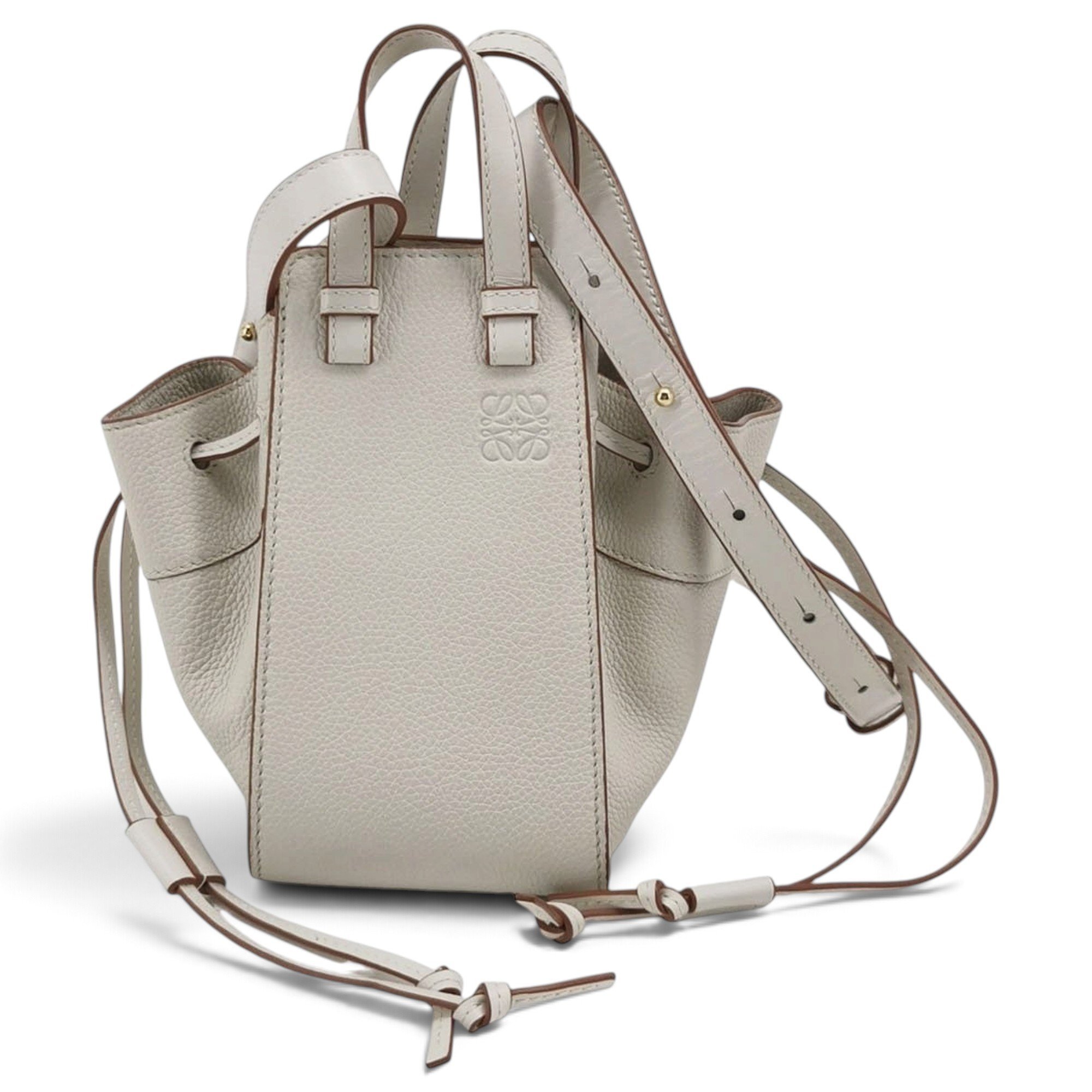 Hammock leather handbag