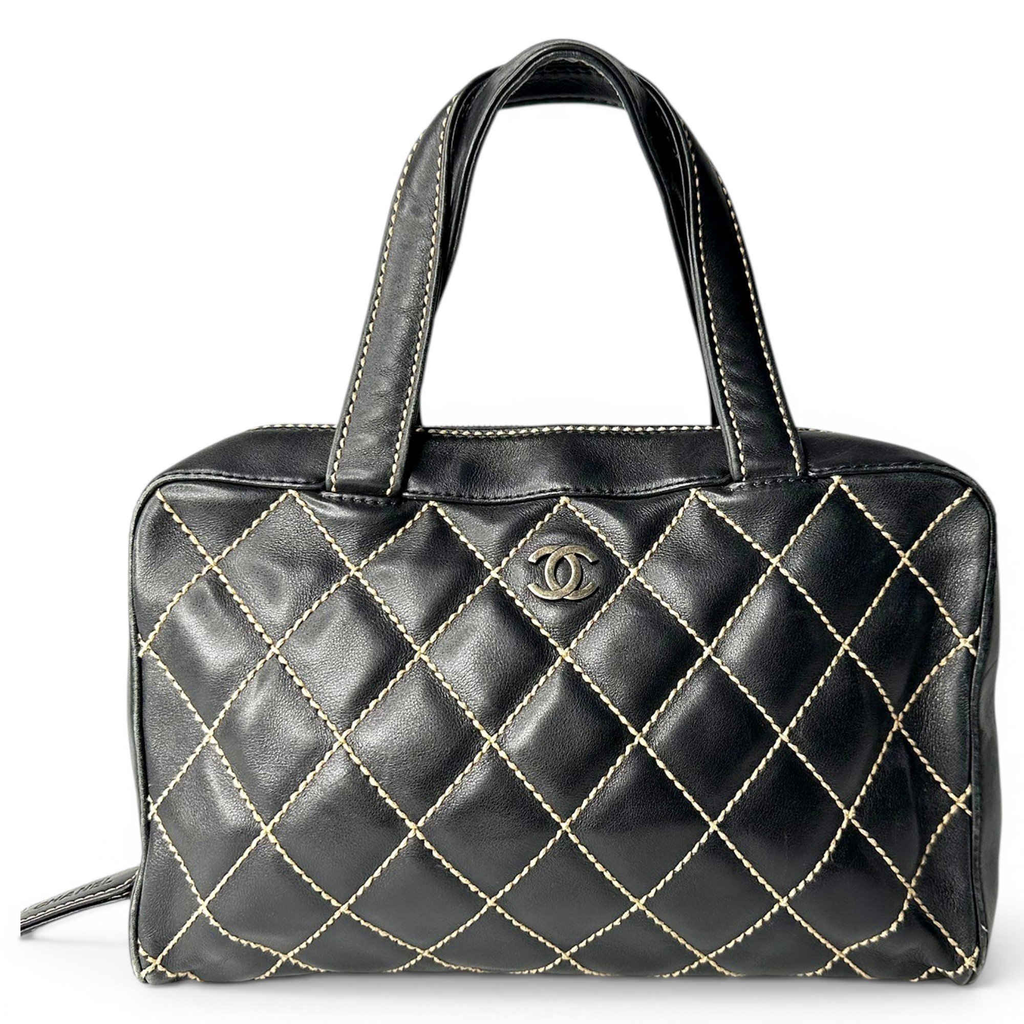 Leather handbag