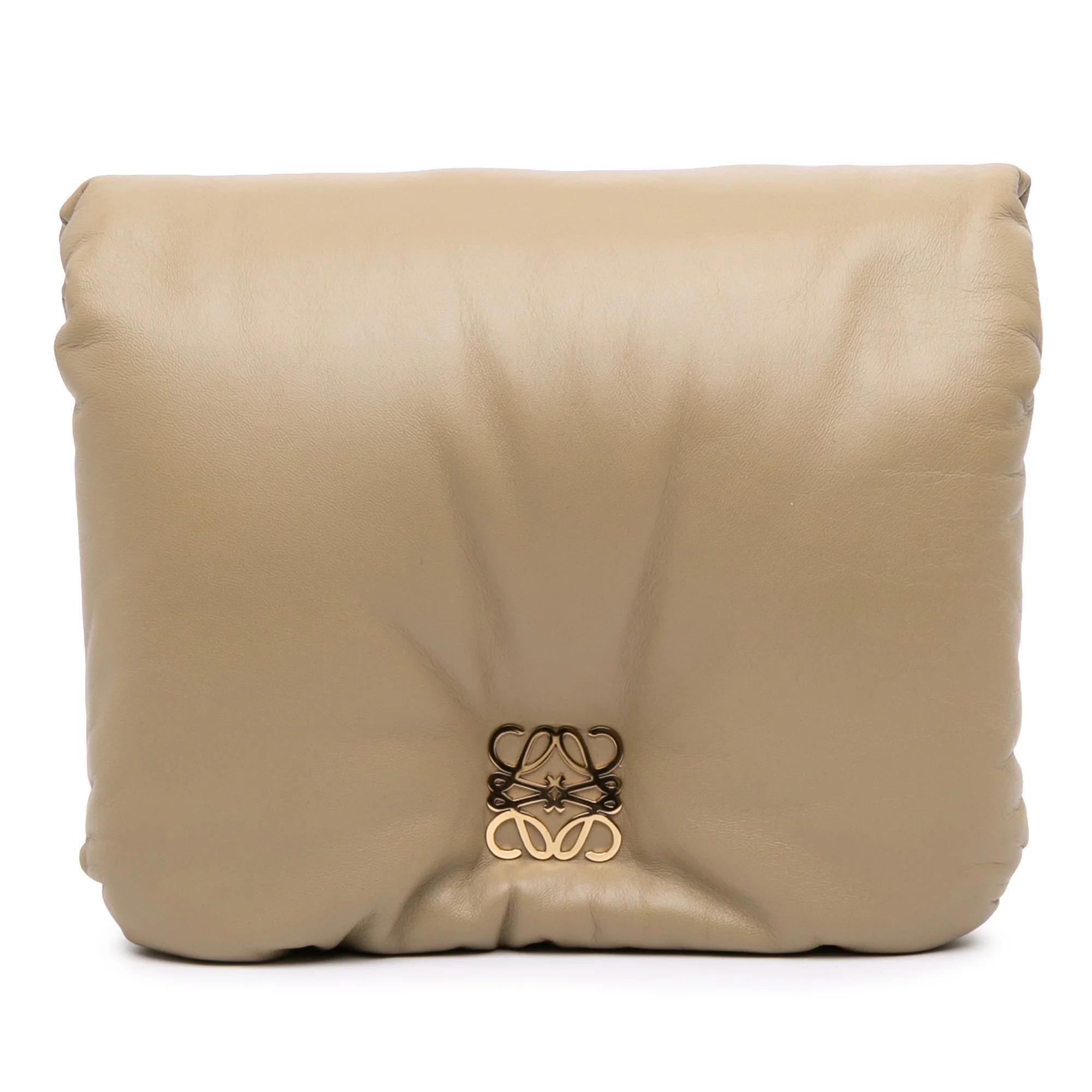 Goya Puffer pony-style calfskin handbag