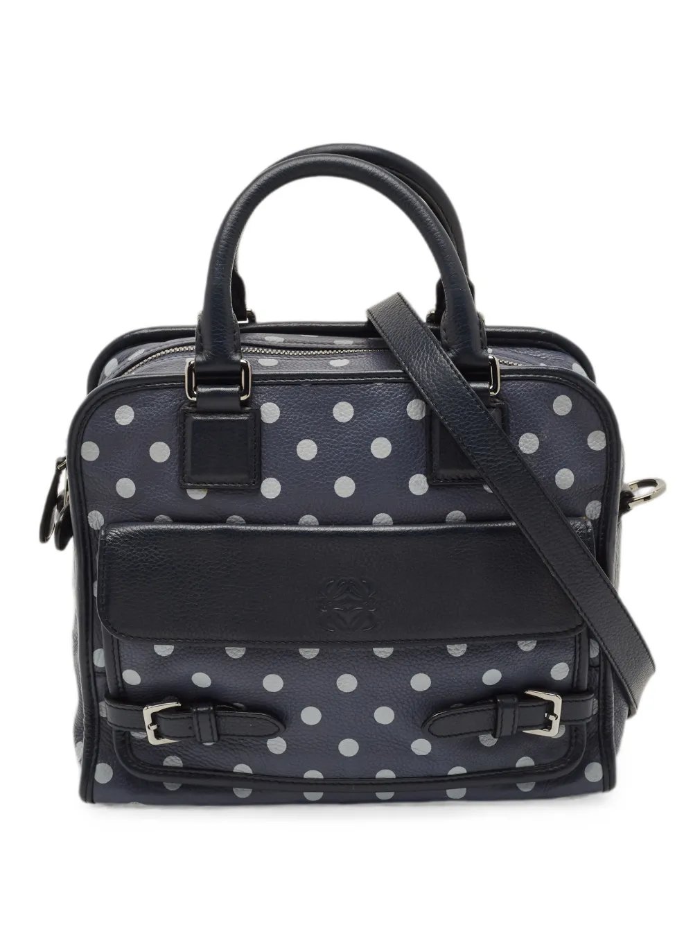 Loewe Cruz polka dot satchel bag