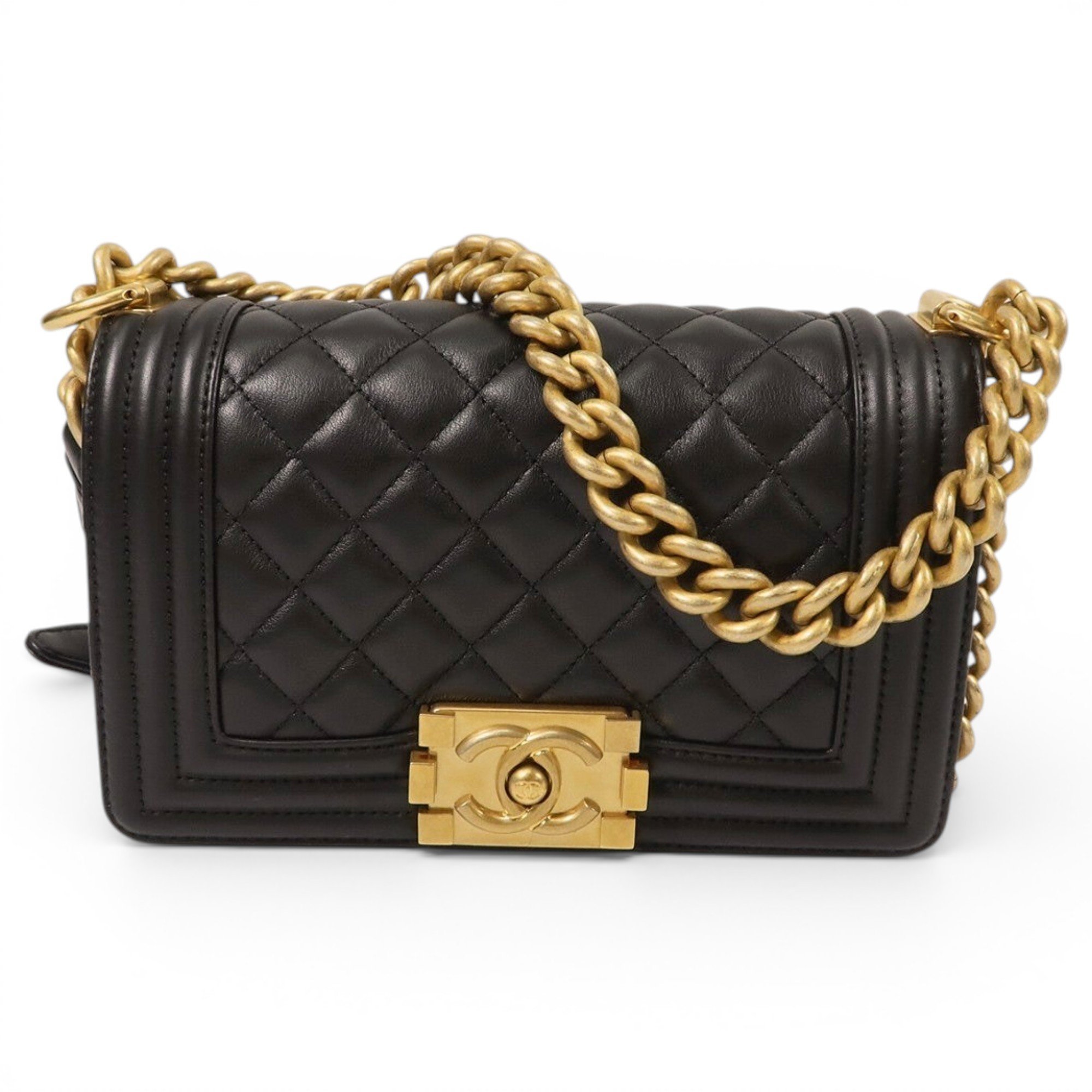 Boy leather crossbody bag