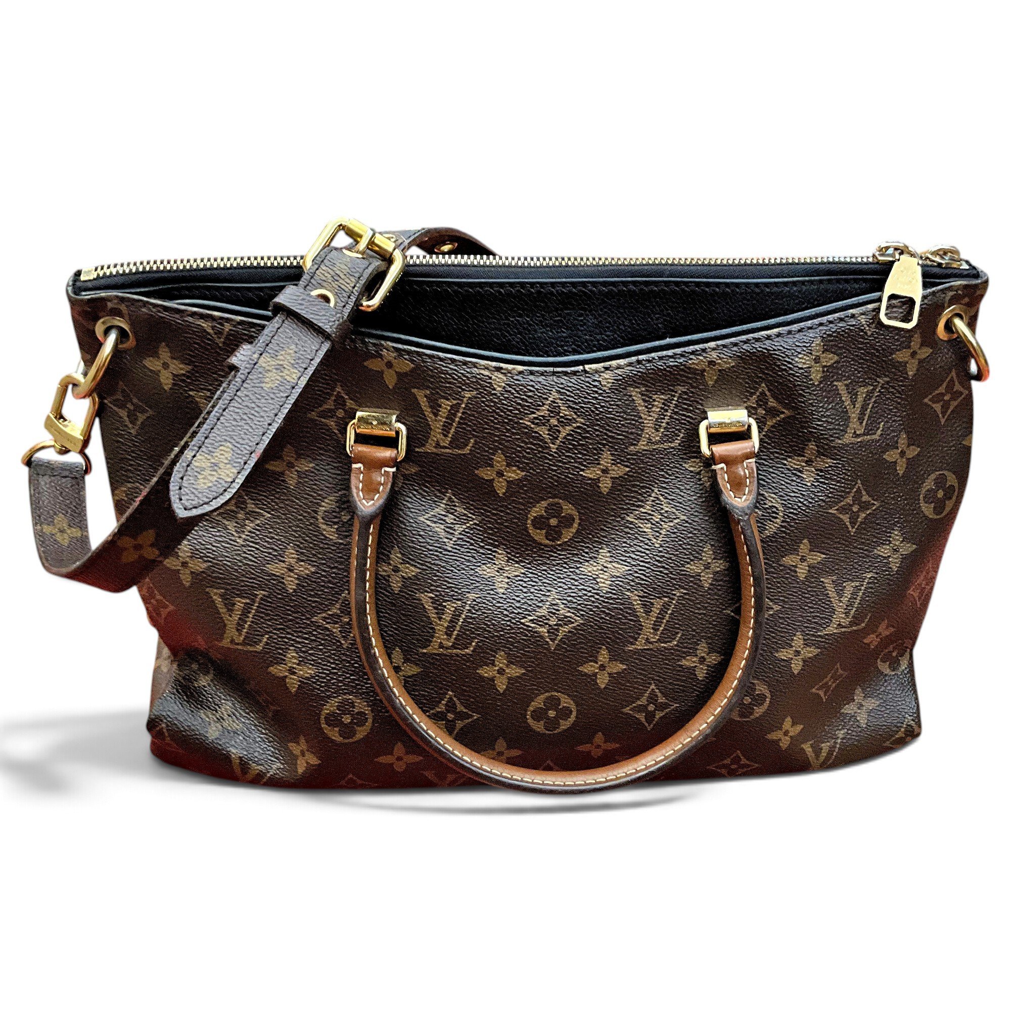 Tournelle leather handbag
