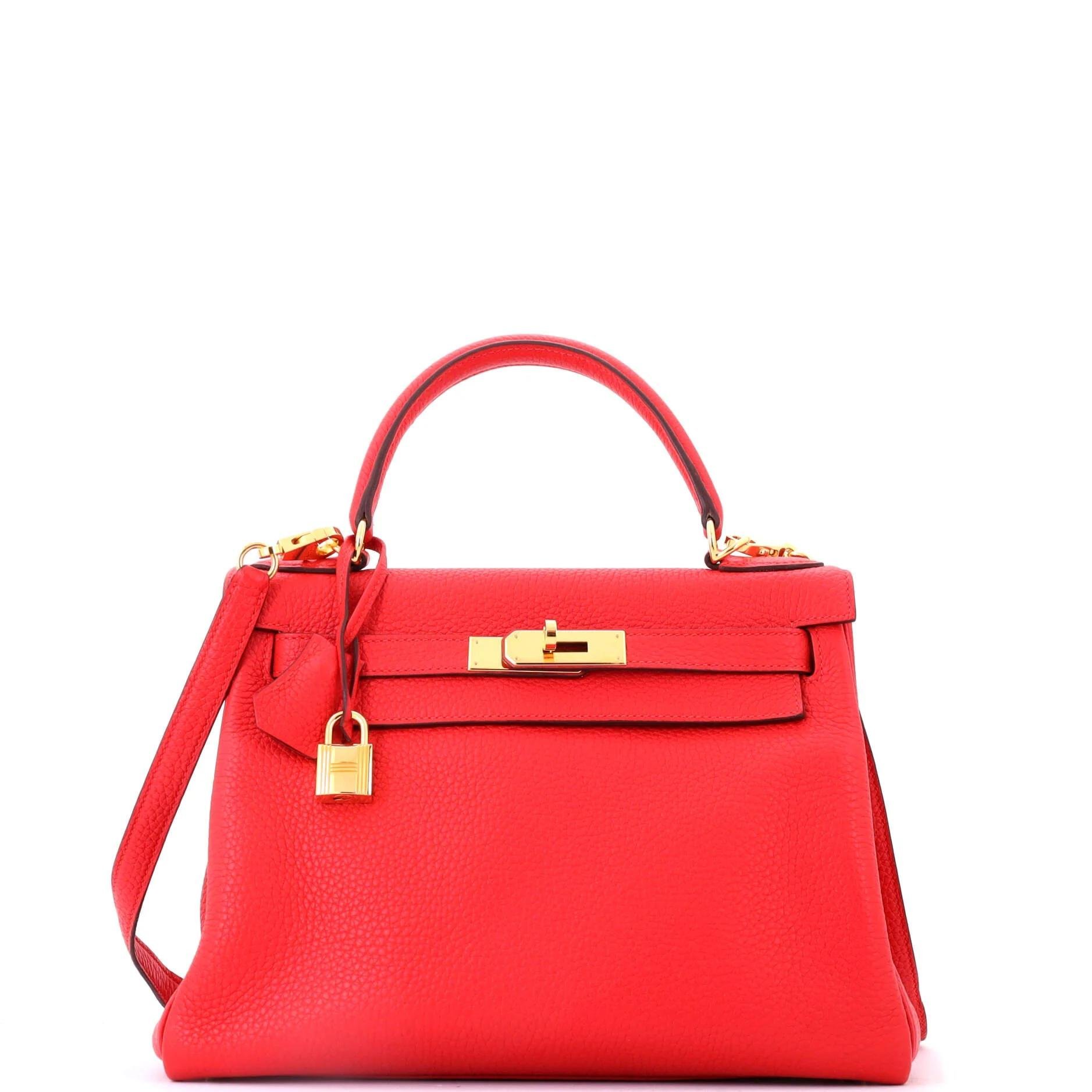 Kelly 28 leather handbag